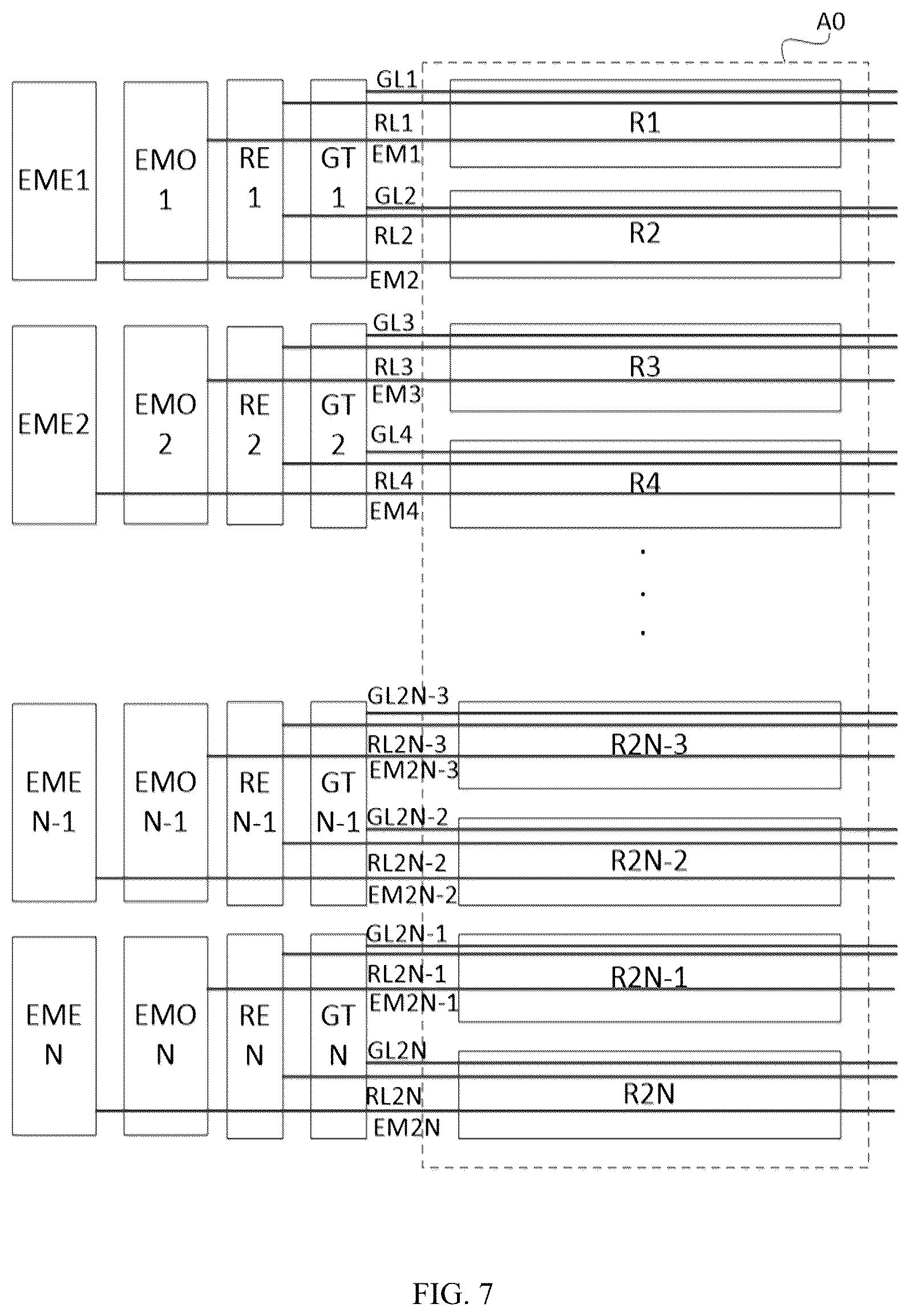 Patent US12614515 Figure 7 – Display panel and display device