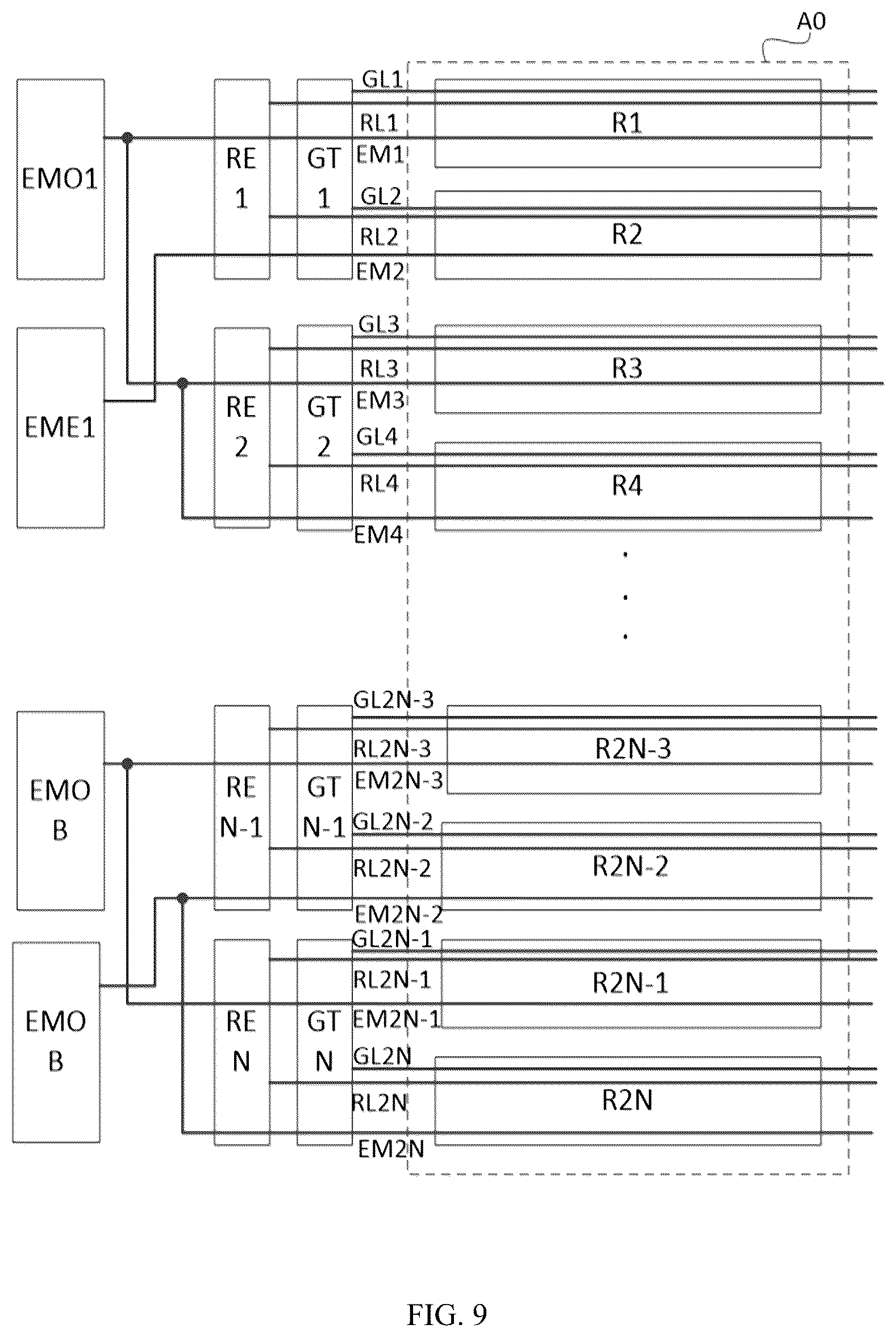 Patent US12614515 Figure 9 – Display panel and display device