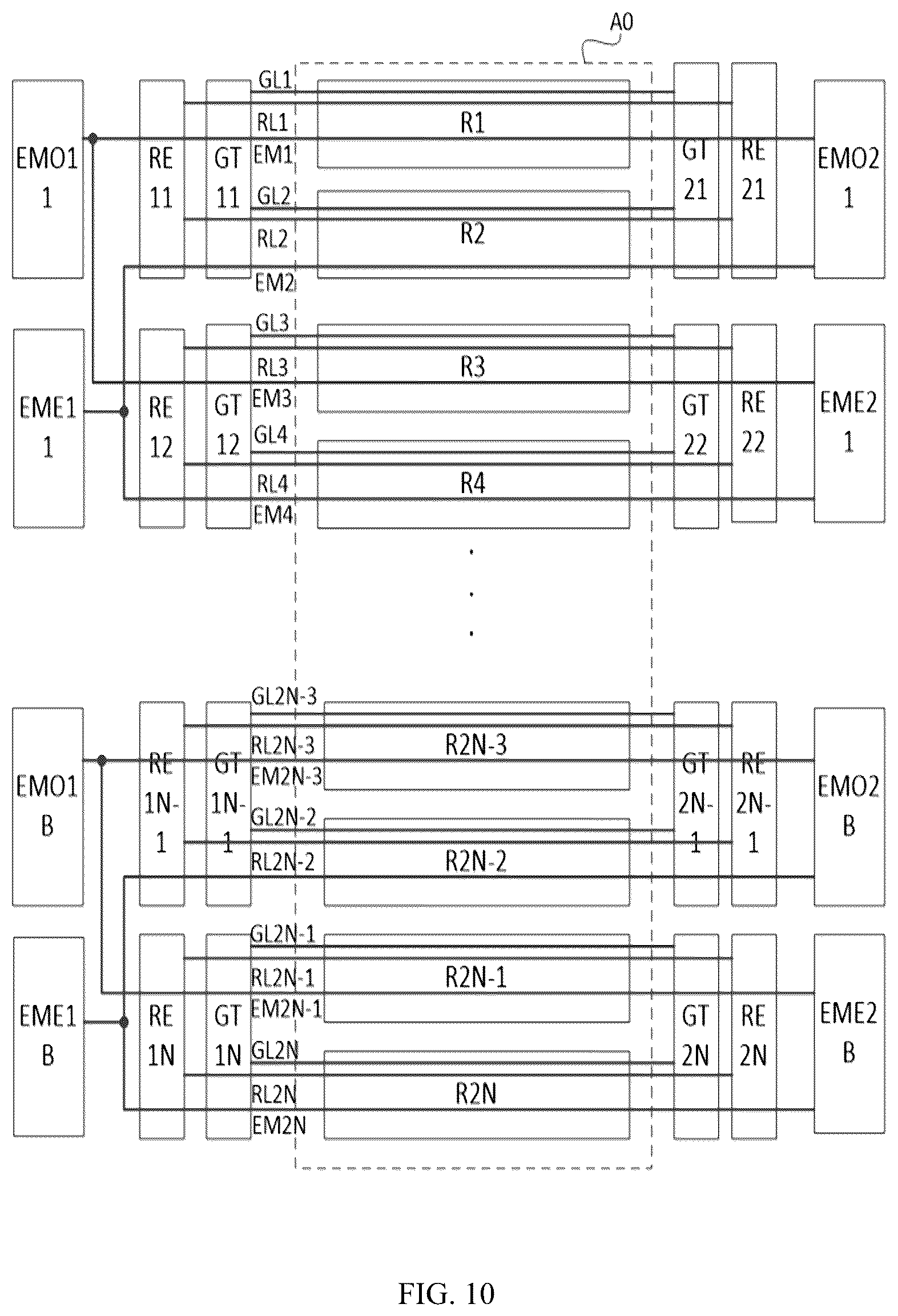 Patent US12614515 Figure 10 – Display panel and display device