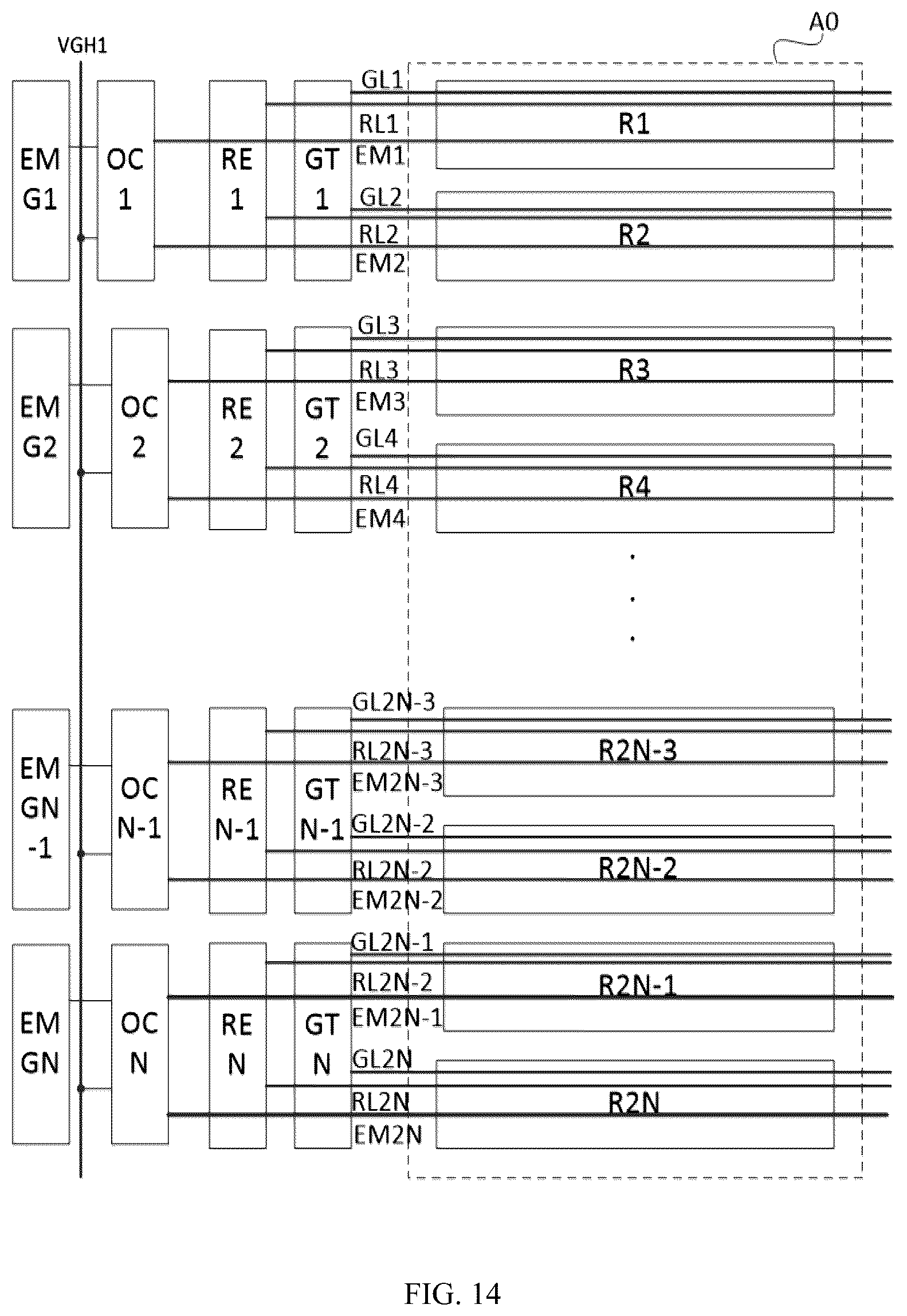 Patent US12614515 Figure 14 – Display panel and display device
