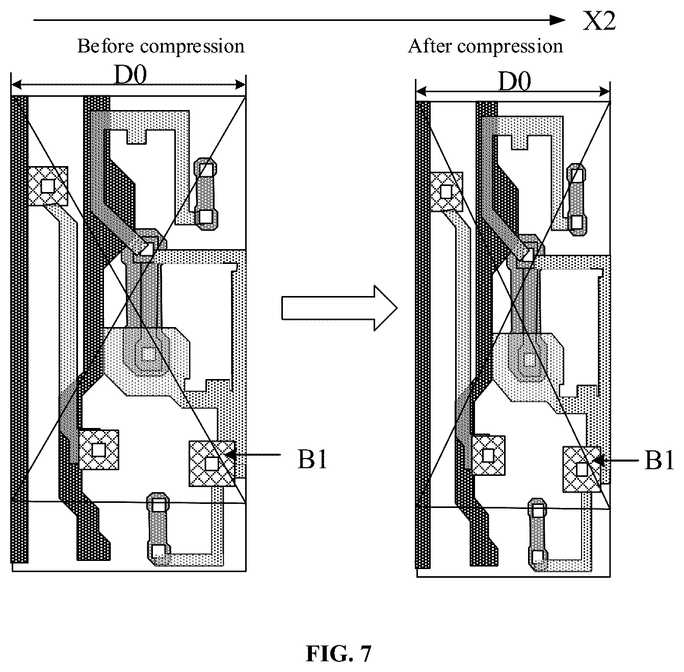 Patent US12614518 Figure 7 – Display panel and display device