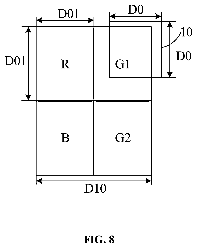 Patent US12614518 Figure 8 – Display panel and display device