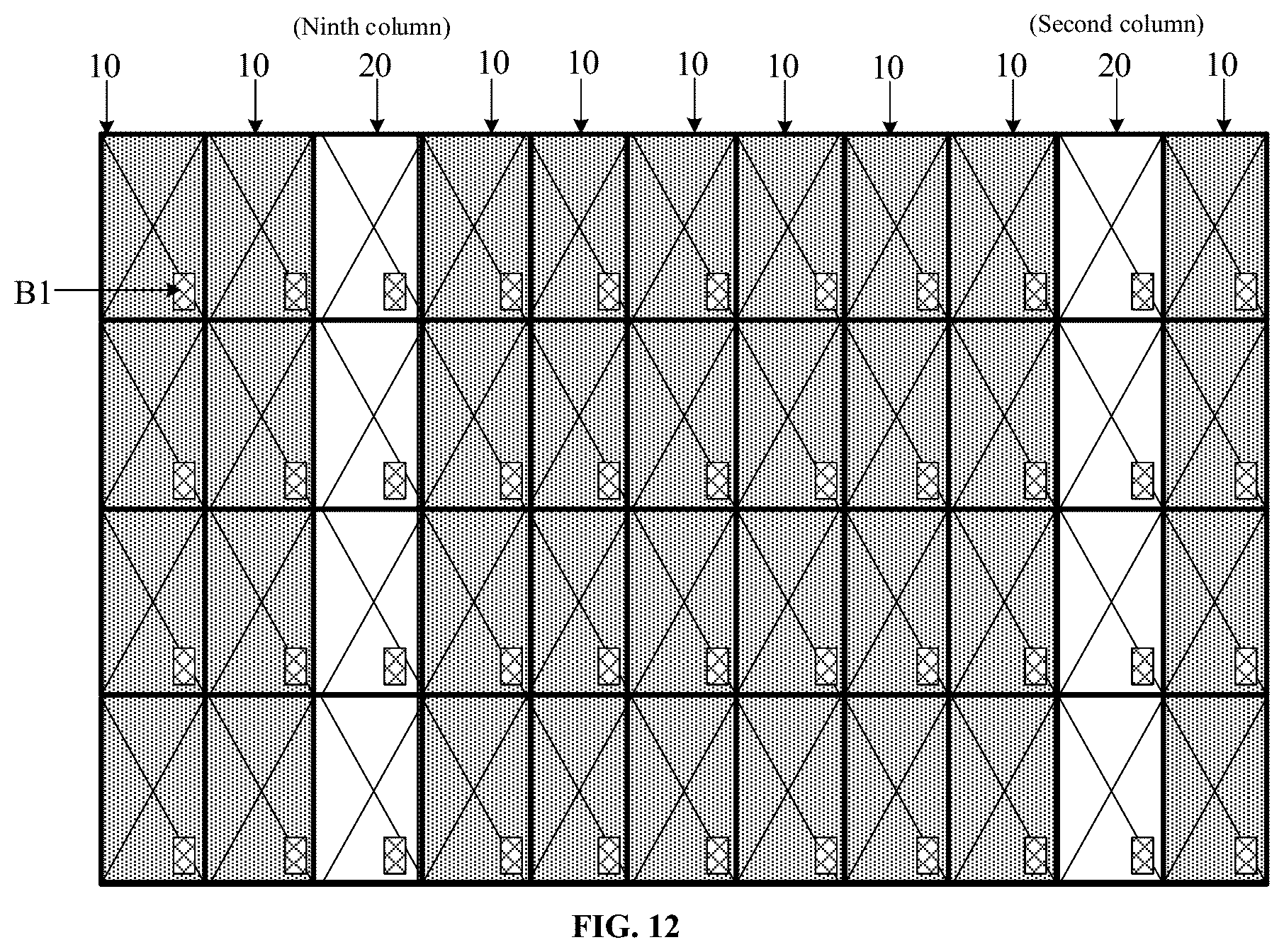 Patent US12614518 Figure 12 – Display panel and display device