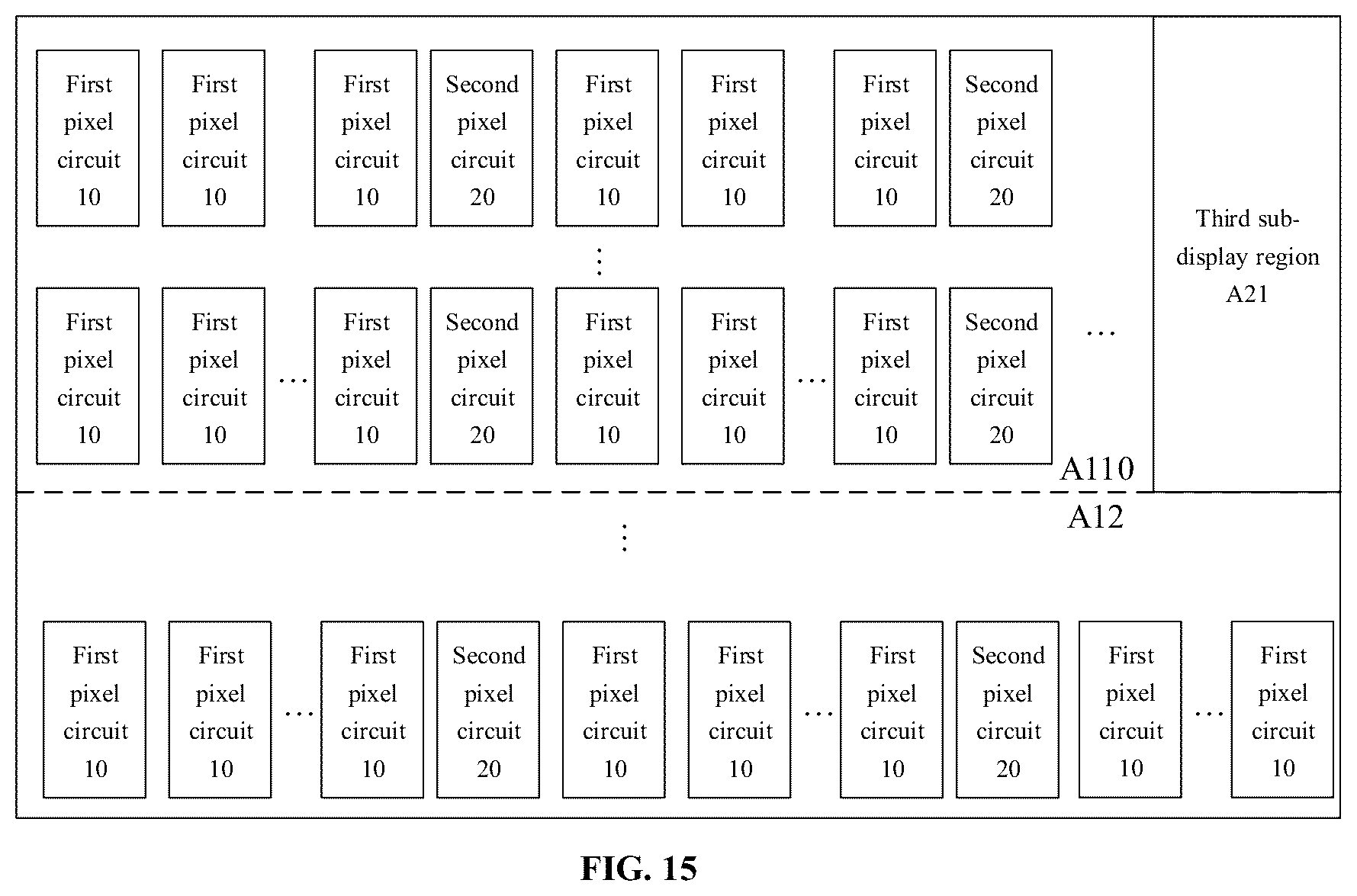 Patent US12614518 Figure 15 – Display panel and display device