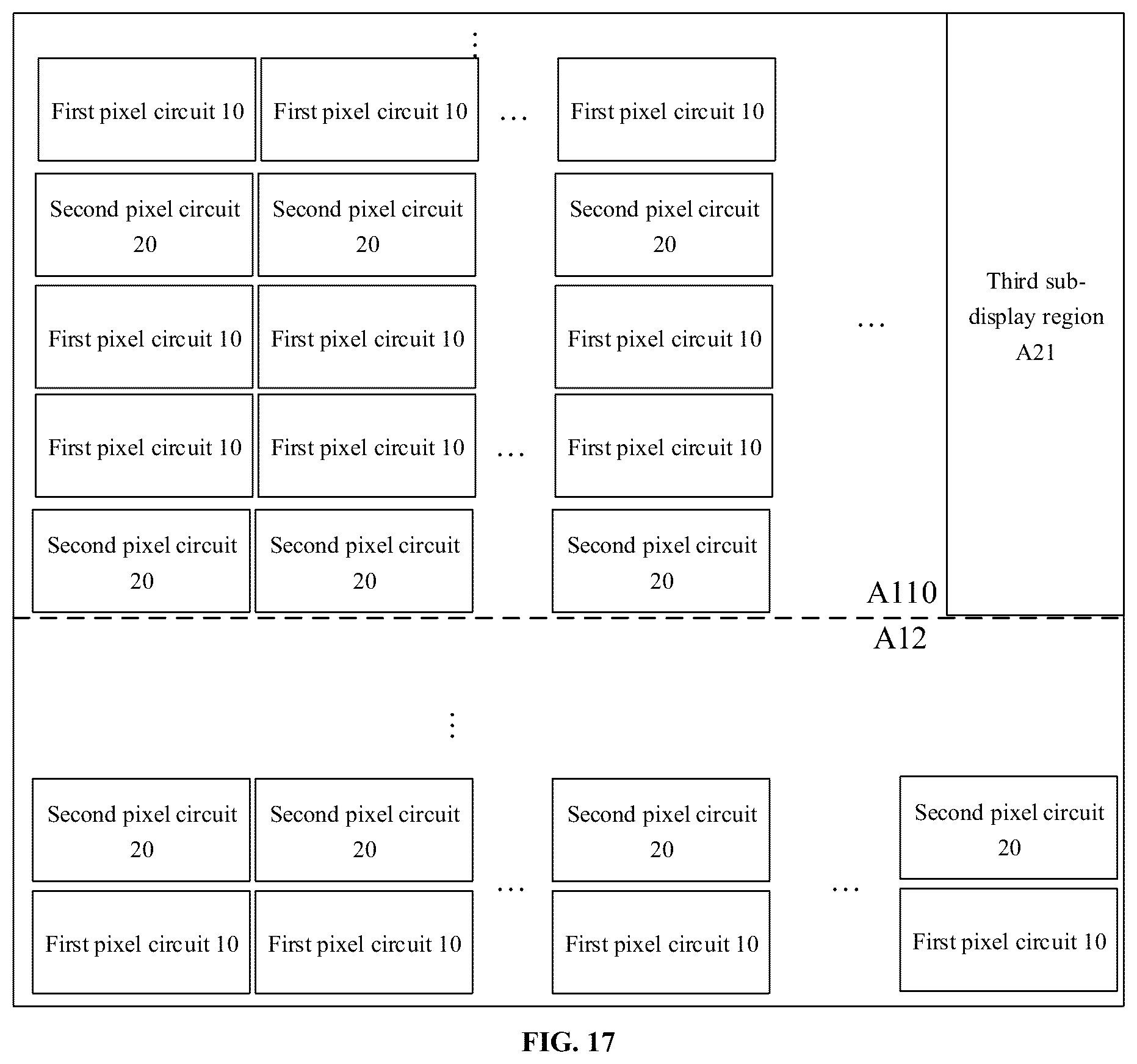 Patent US12614518 Figure 17 – Display panel and display device