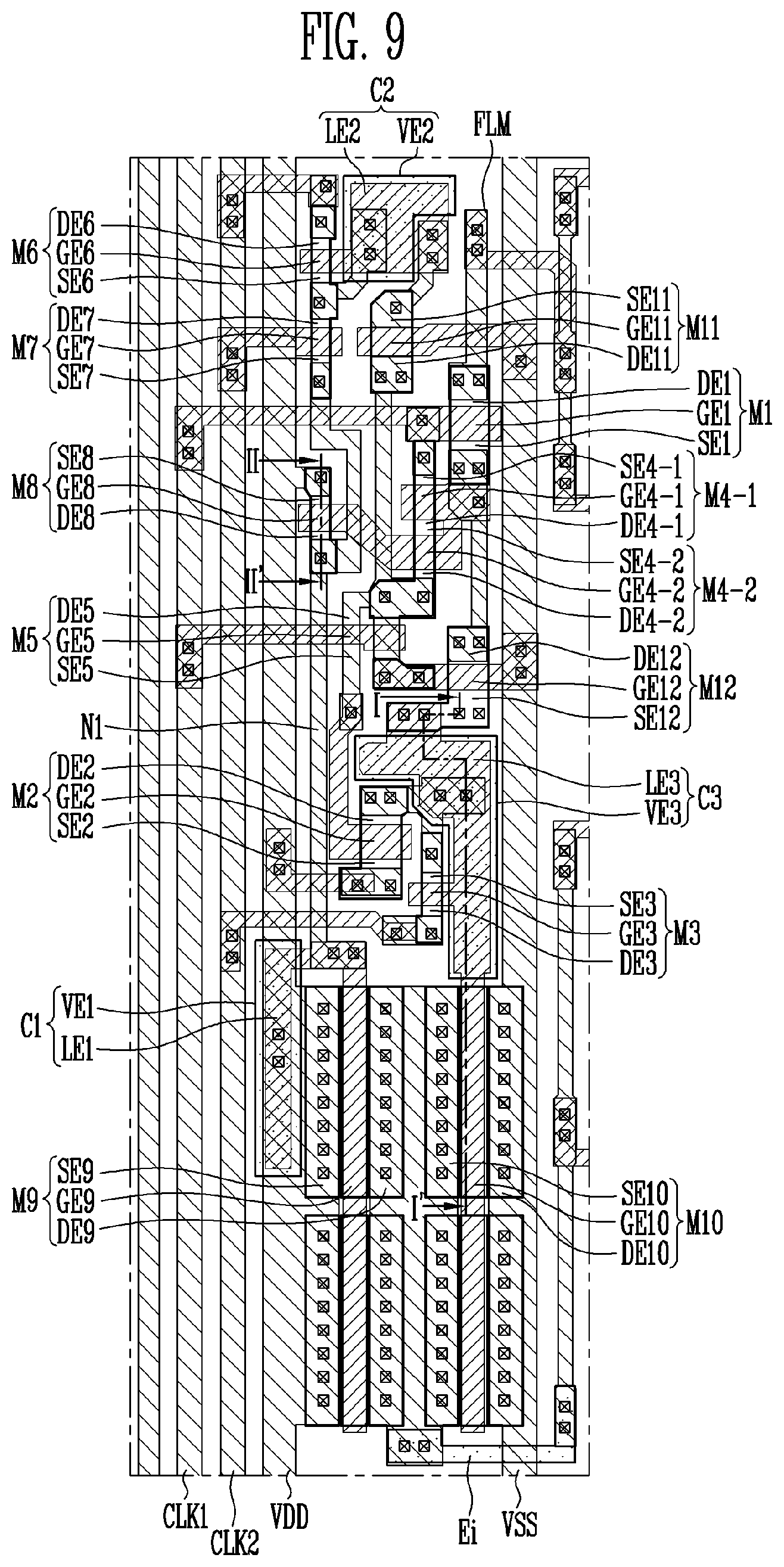 Patent US12614520 Figure 9 – Stage and emission control driver having the same