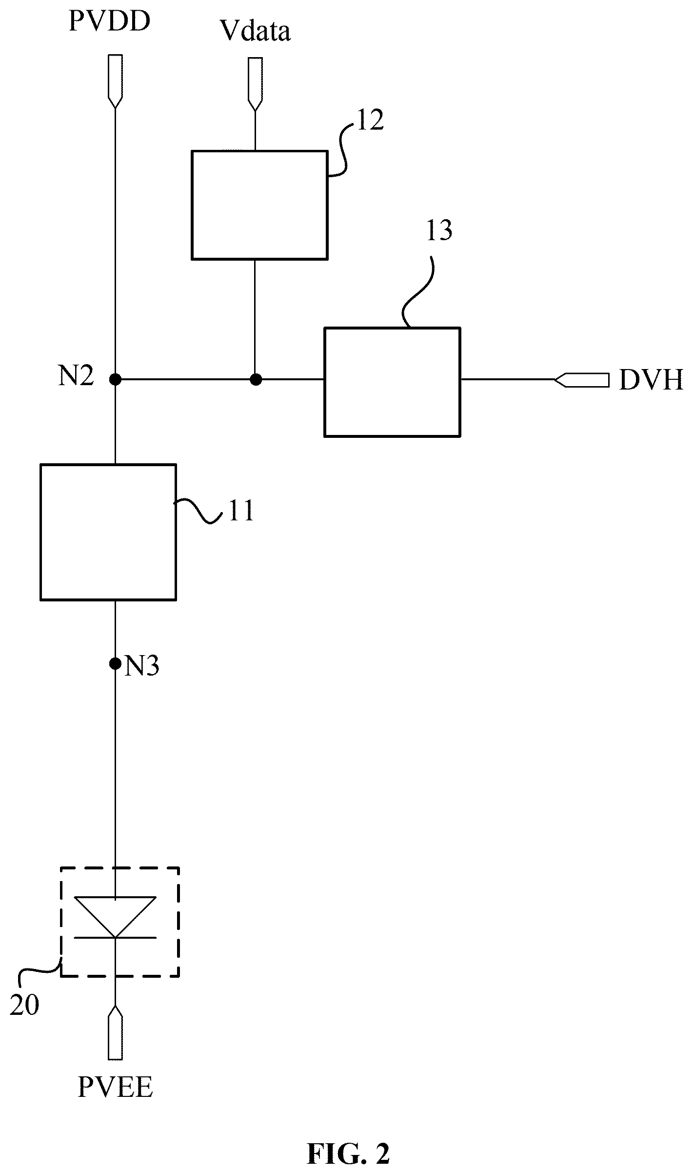 Patent US12614521 Figure 2 – Display panel and display device