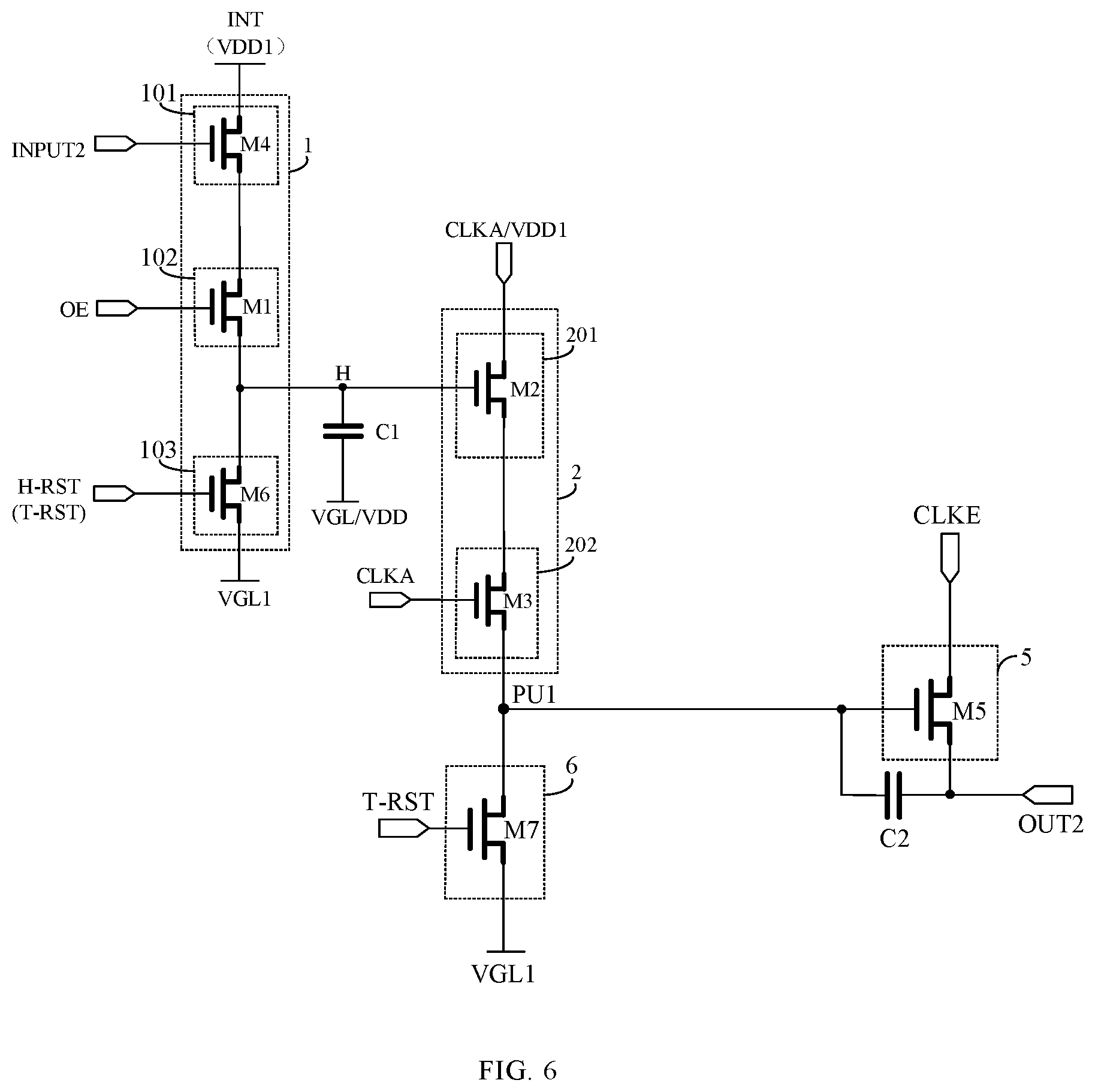 Patent US12614522 Figure 5 – Shift register unit, gate driving circuit, and gate driving method