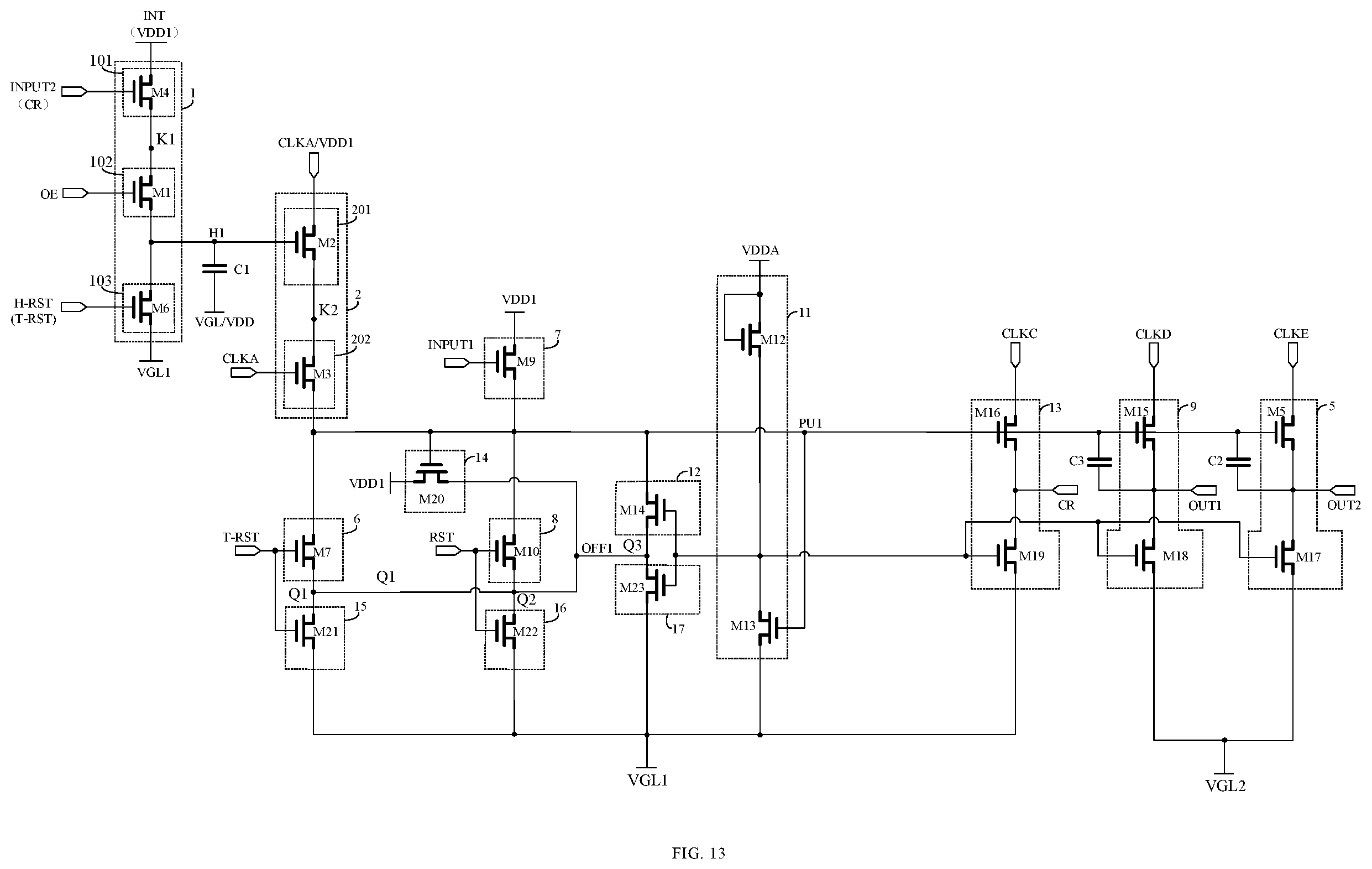 Patent US12614522 Figure 15 – Shift register unit, gate driving circuit, and gate driving method