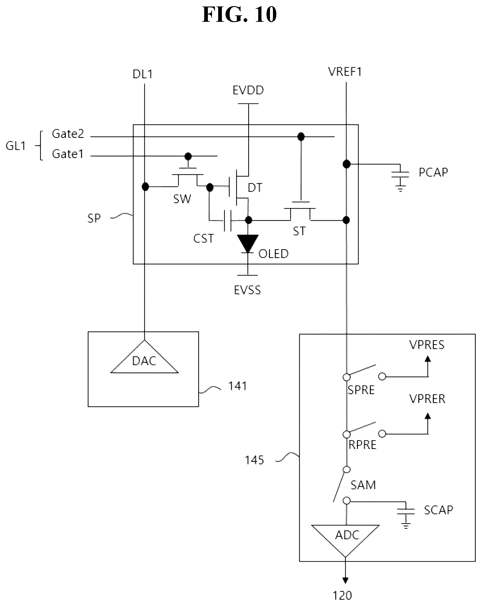 Patent US12614524 Figure 6 – Display device and method of driving same