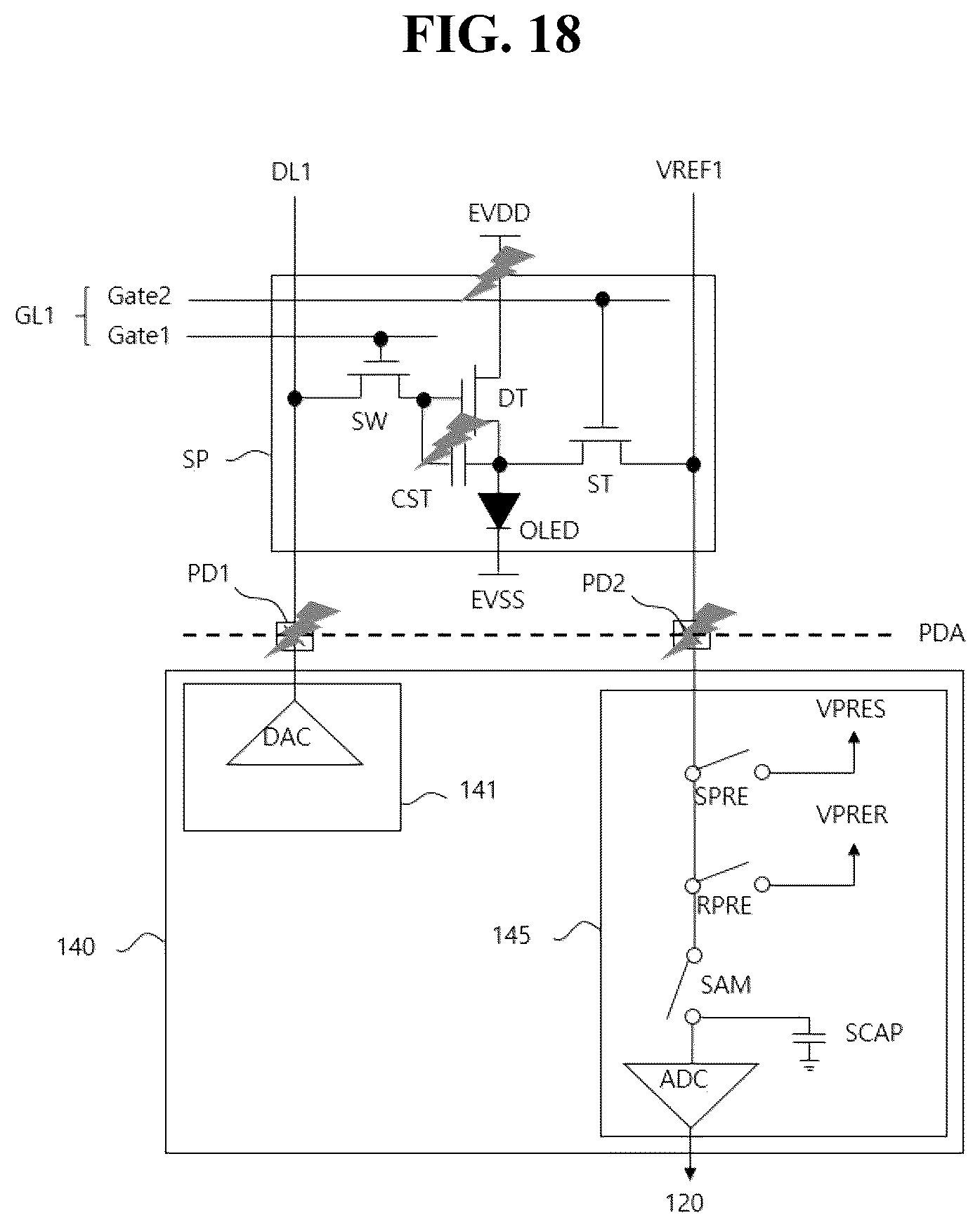 Patent US12614524 Figure 12 – Display device and method of driving same