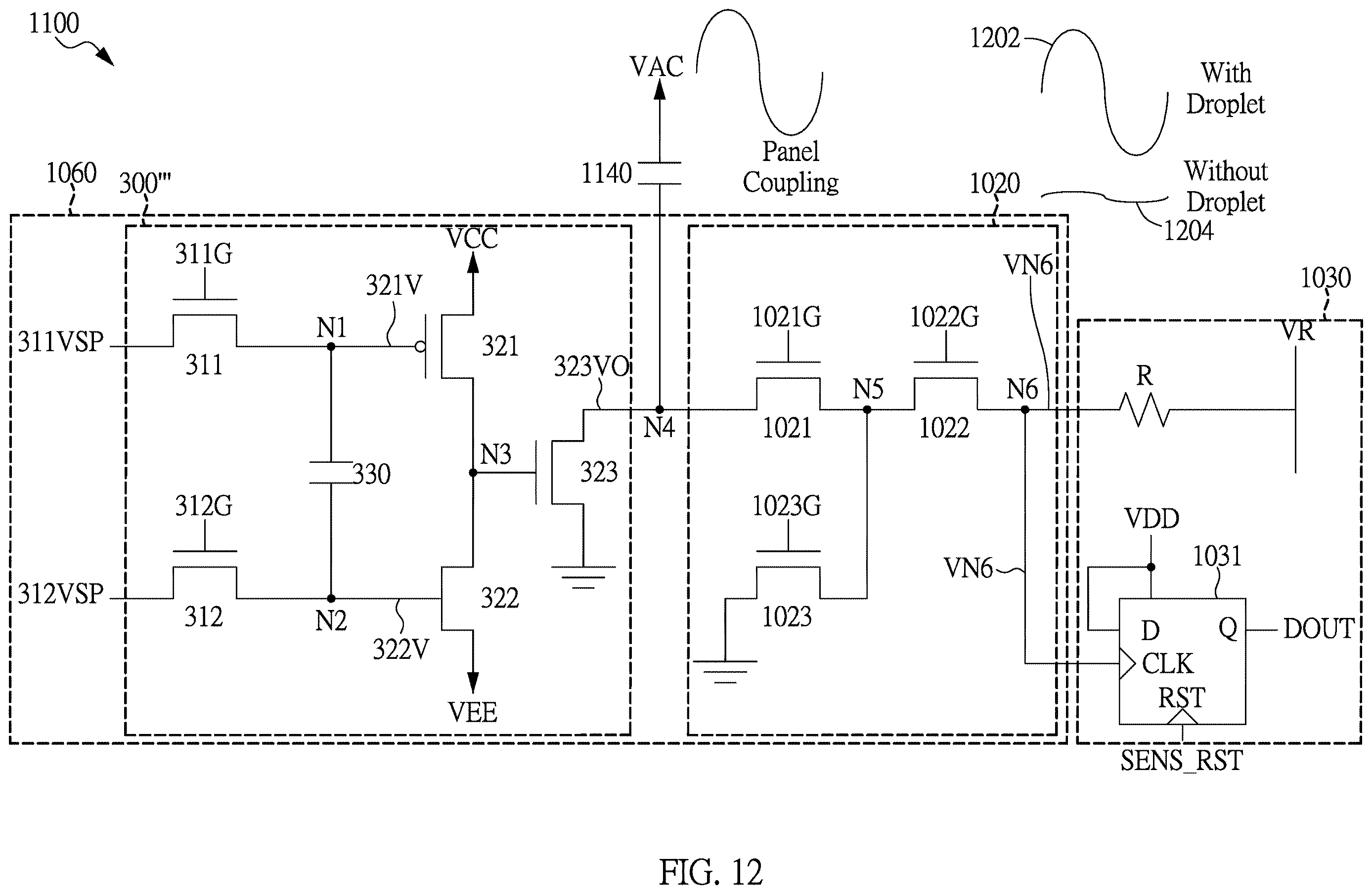 Patent US12614527 Figure 13 – Apparatus and system using active-matrix electrowetting-on-dielectric (AM-EWOD)