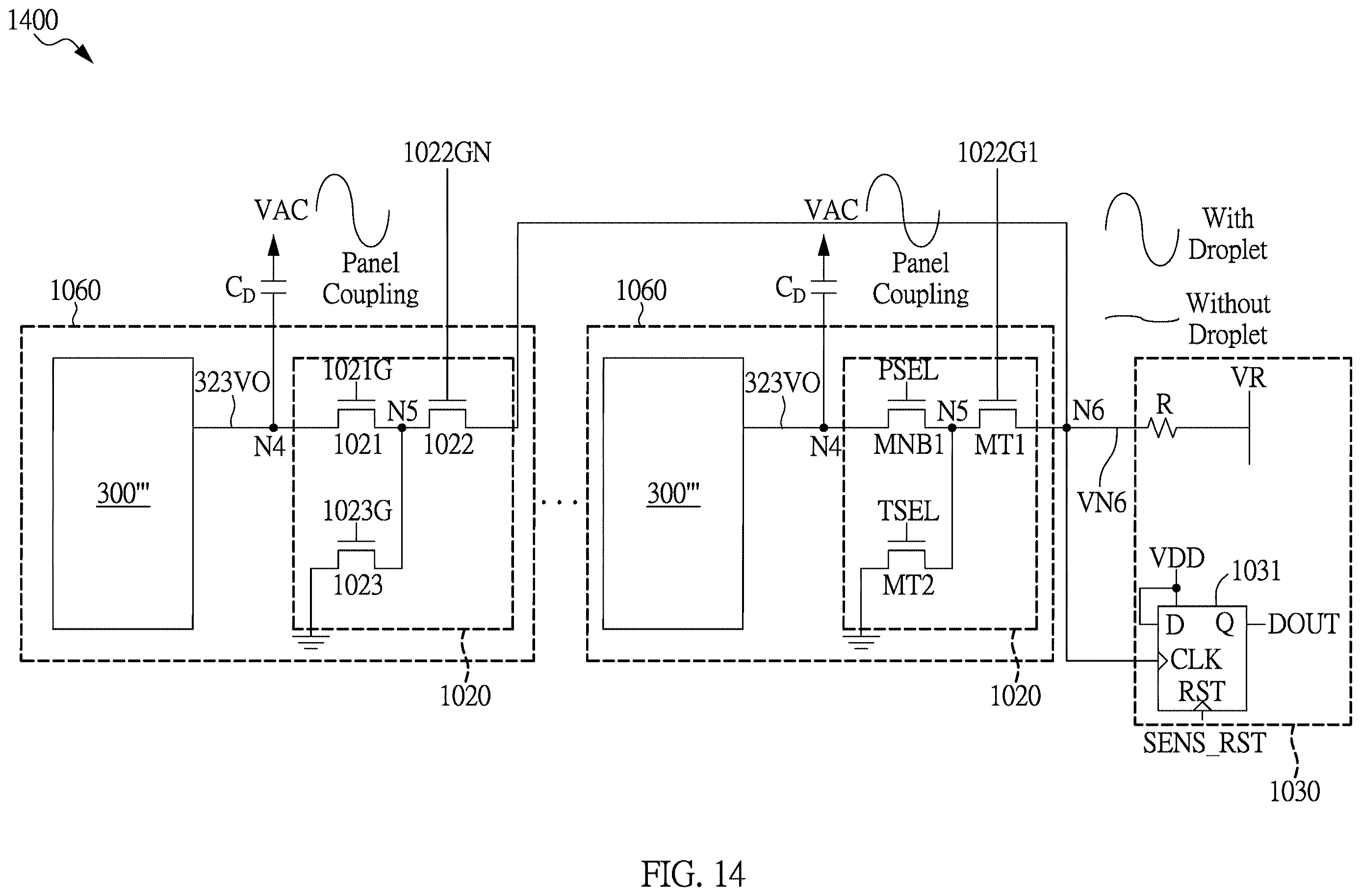 Patent US12614527 Figure 15 – Apparatus and system using active-matrix electrowetting-on-dielectric (AM-EWOD)