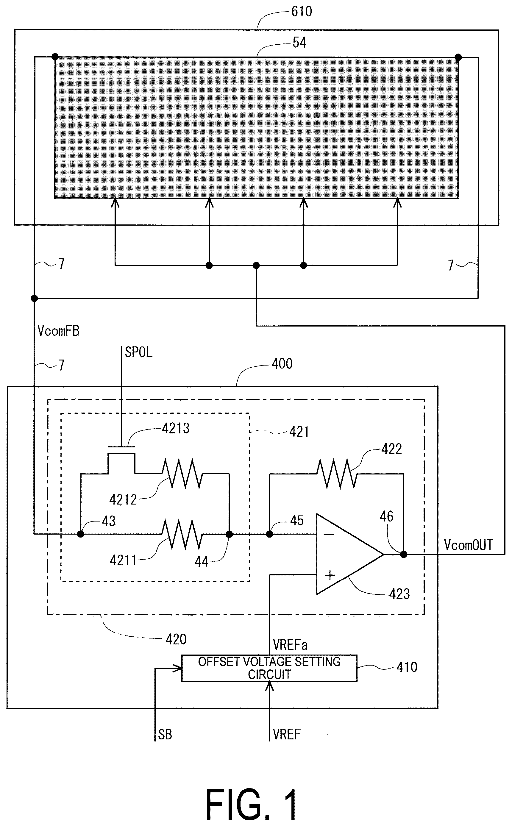 Patent US12614529 Figure 1 – Liquid crystal display (LCD) device capable of performing switching between polarity inversion driving methods without causing deterioration in display quality and driving method for he same