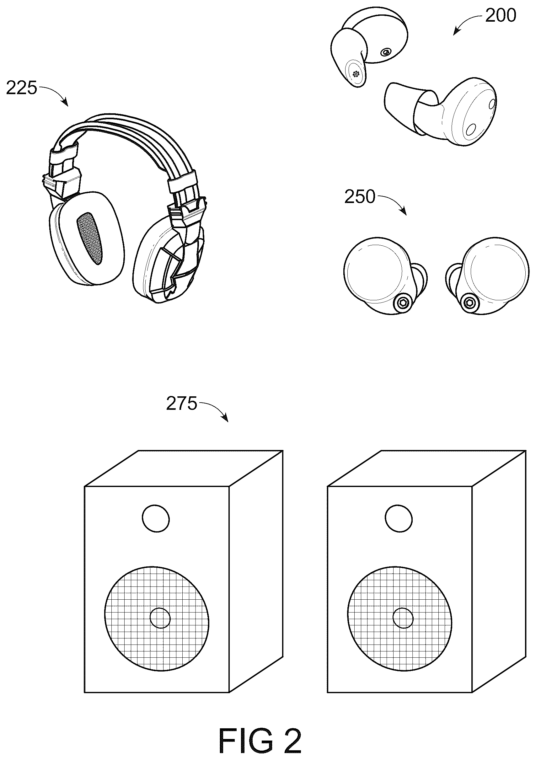Patent US12614536 Figure 2 – Auditory devices for hearing protection