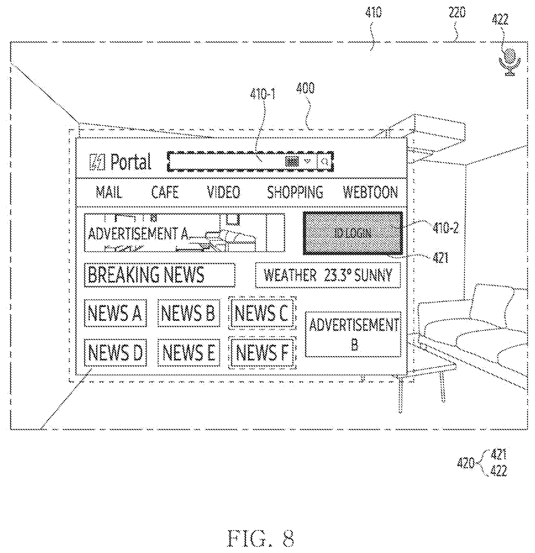 Patent US12614550 Figure 11 – Electronic device, method, and non-transitory computer readable storage medium controlling executable object based on voice signal