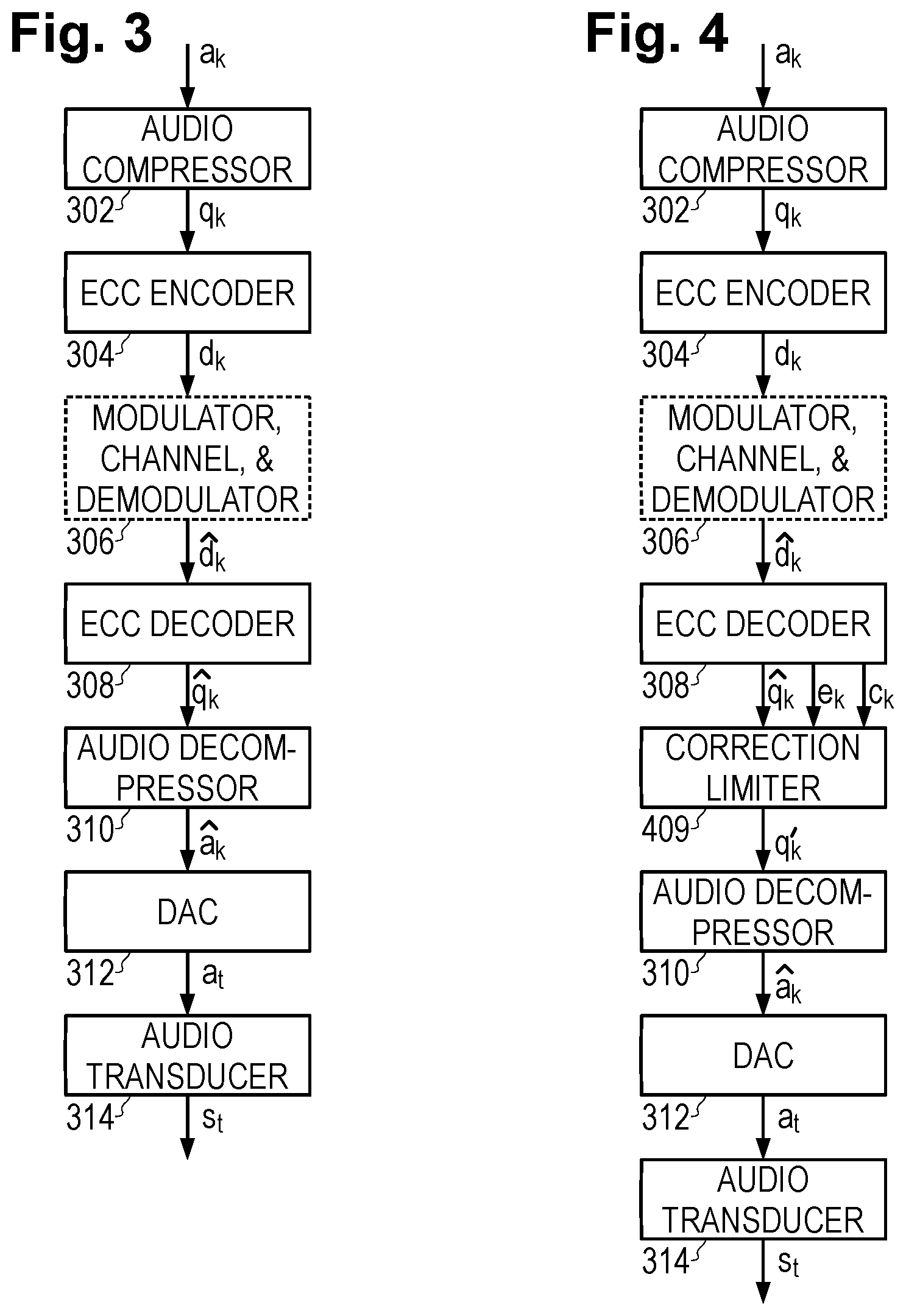 Patent US12614554 Figure 2 – Error correction overwrite for audio artifact reduction