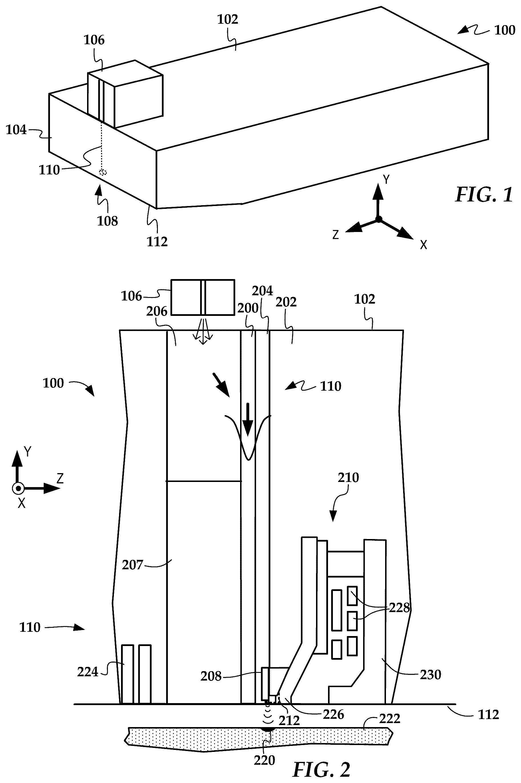 Patent US12614561 Figure 1 – Energy-assisted recording near-field transducer with inlay to improve coupling efficiency