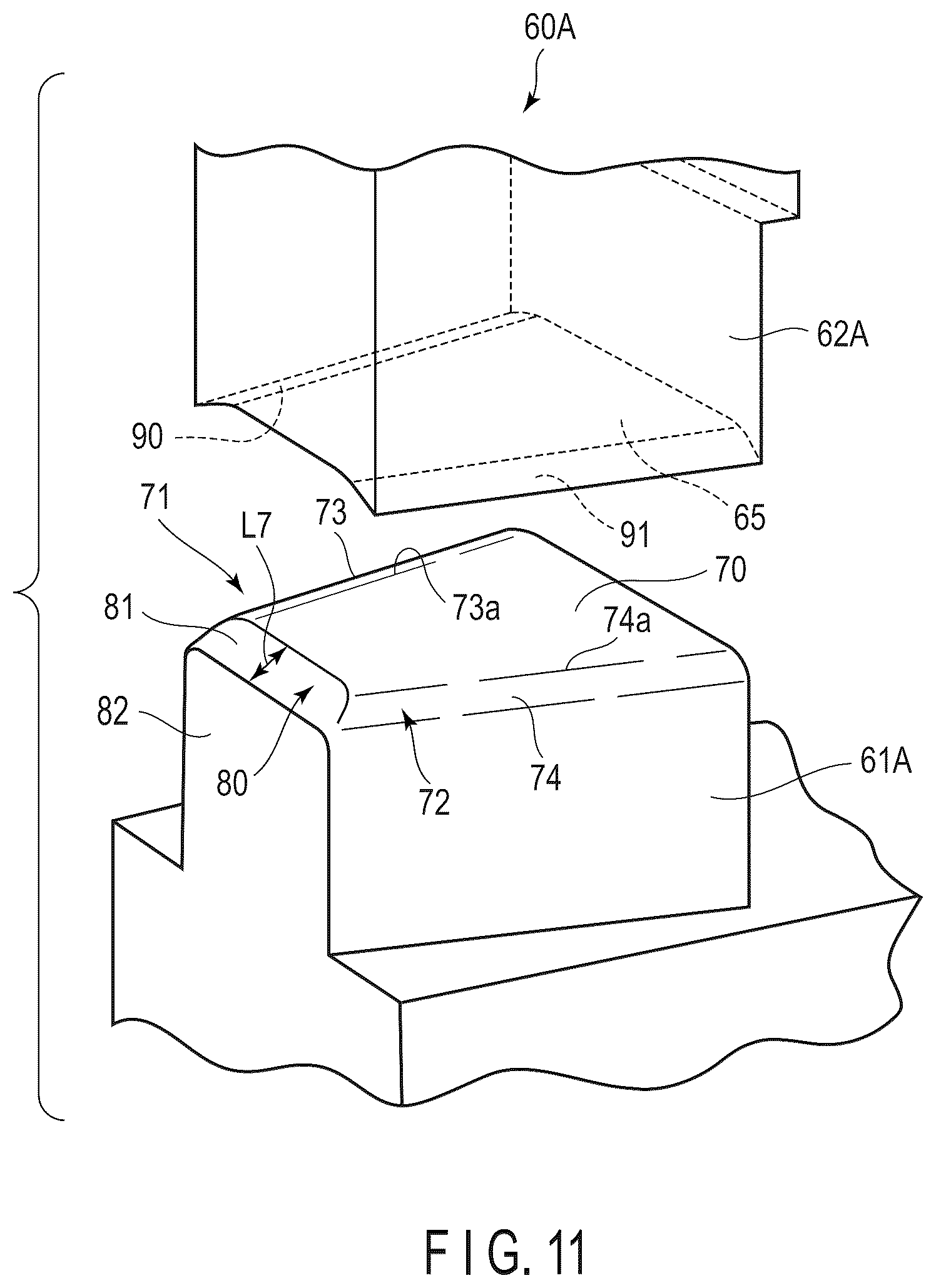 Patent US12614562 Figure 7 – Processing method for forming a work having a pair of flange bending parts