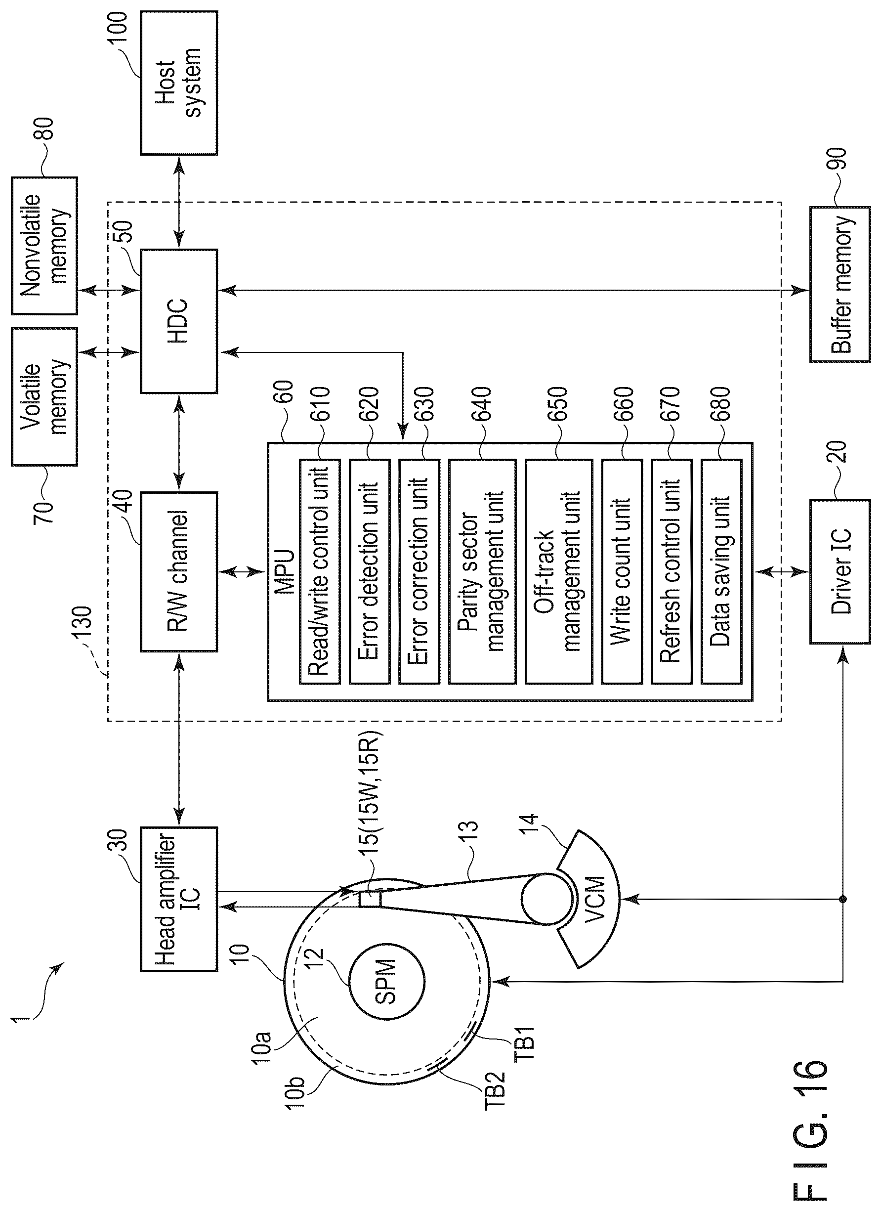 Patent US12614566 Figure 13 – Magnetic disk device and DOL setting method