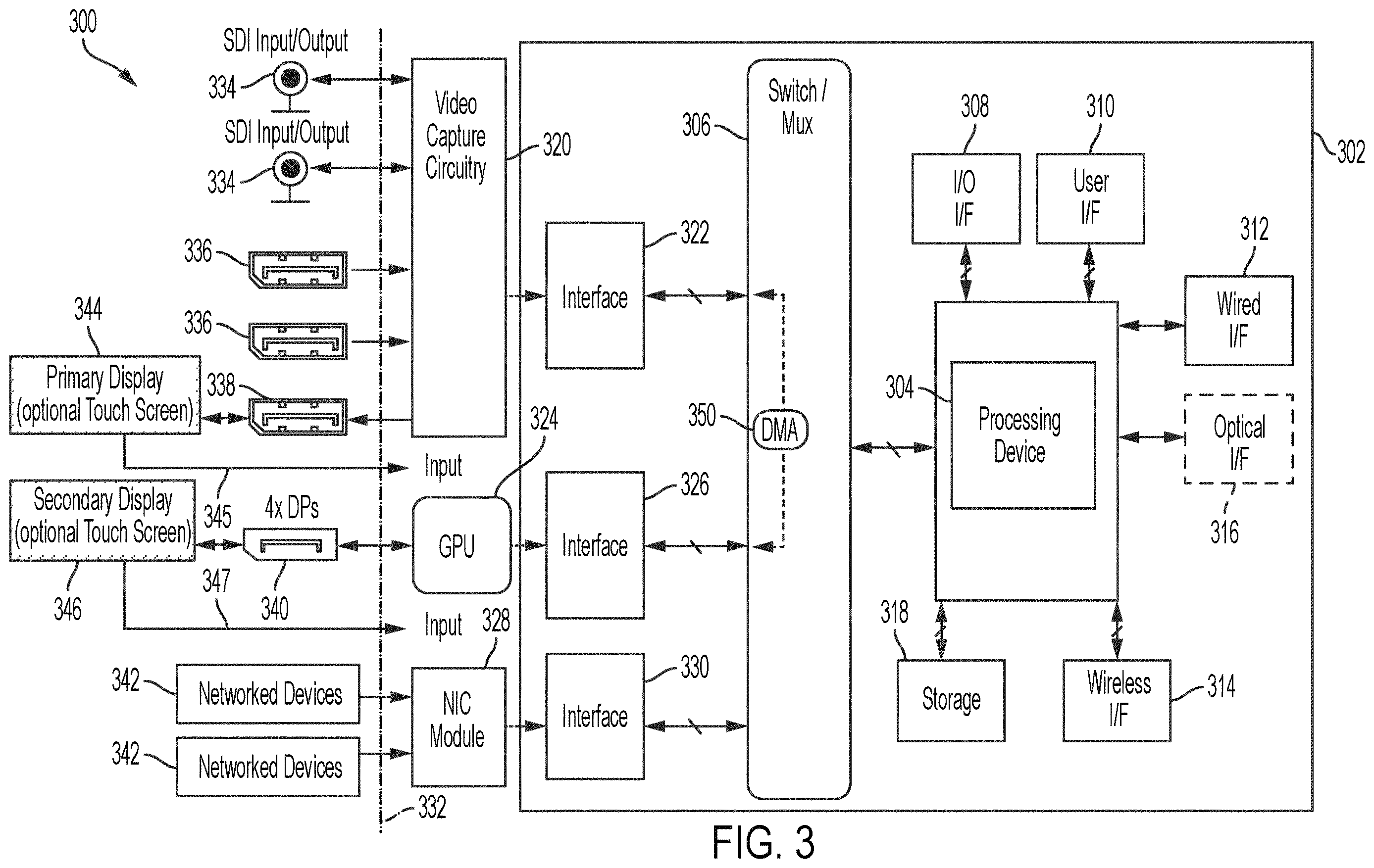 Patent US12614568 Figure 3 – Low-latency video capture and overlay