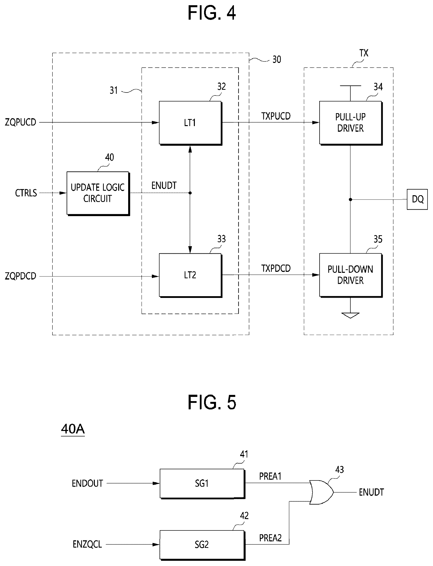 Patent US12614573 Figure 4 – Impedance calibration circuit, semiconductor memory apparatus and memory system including impedance calibration circuit