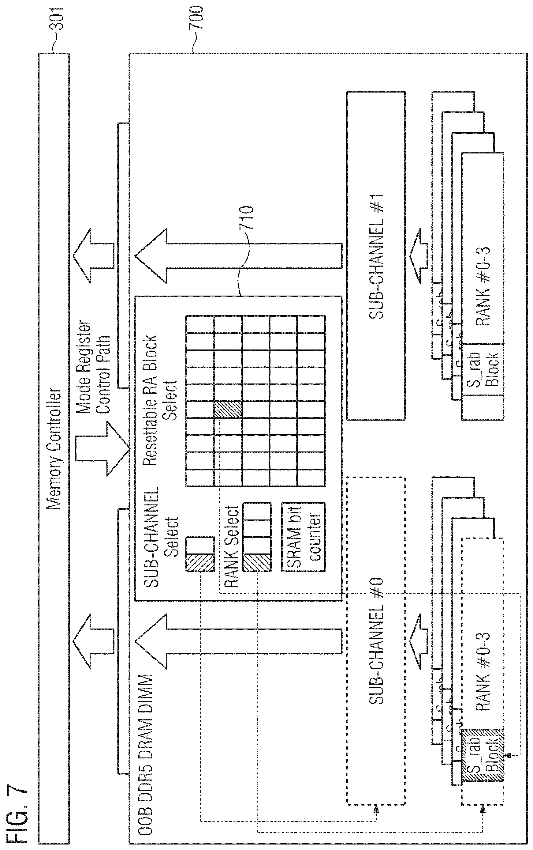 Patent US12614578 Figure 8 – Memory device, a memory module, a computing system, a method for erasing a memory portion of a memory device and a method for generating an erase request