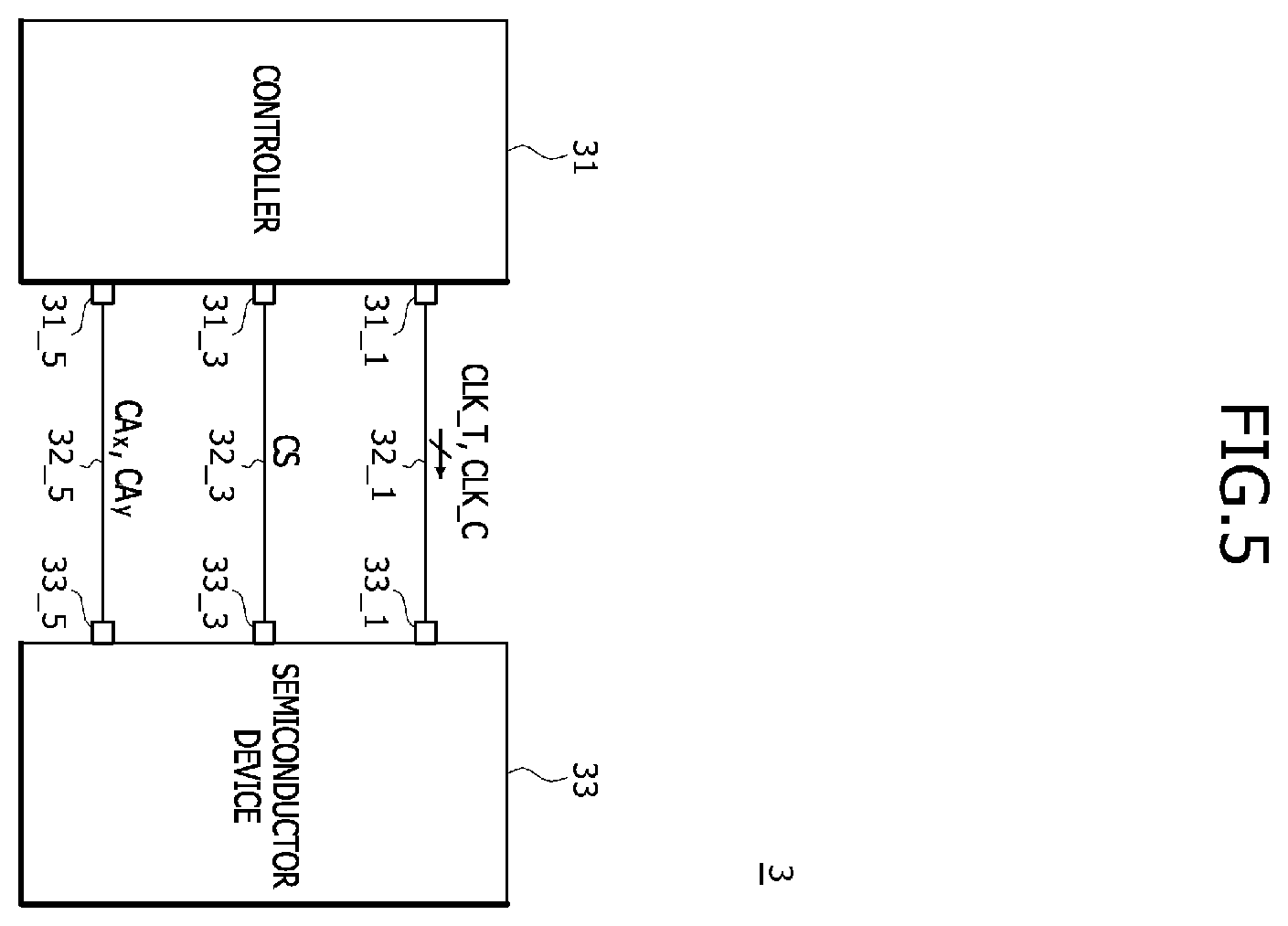 Patent US12614580 Figure 5 – Semiconductor devices including a clock divider related to the generation of a command