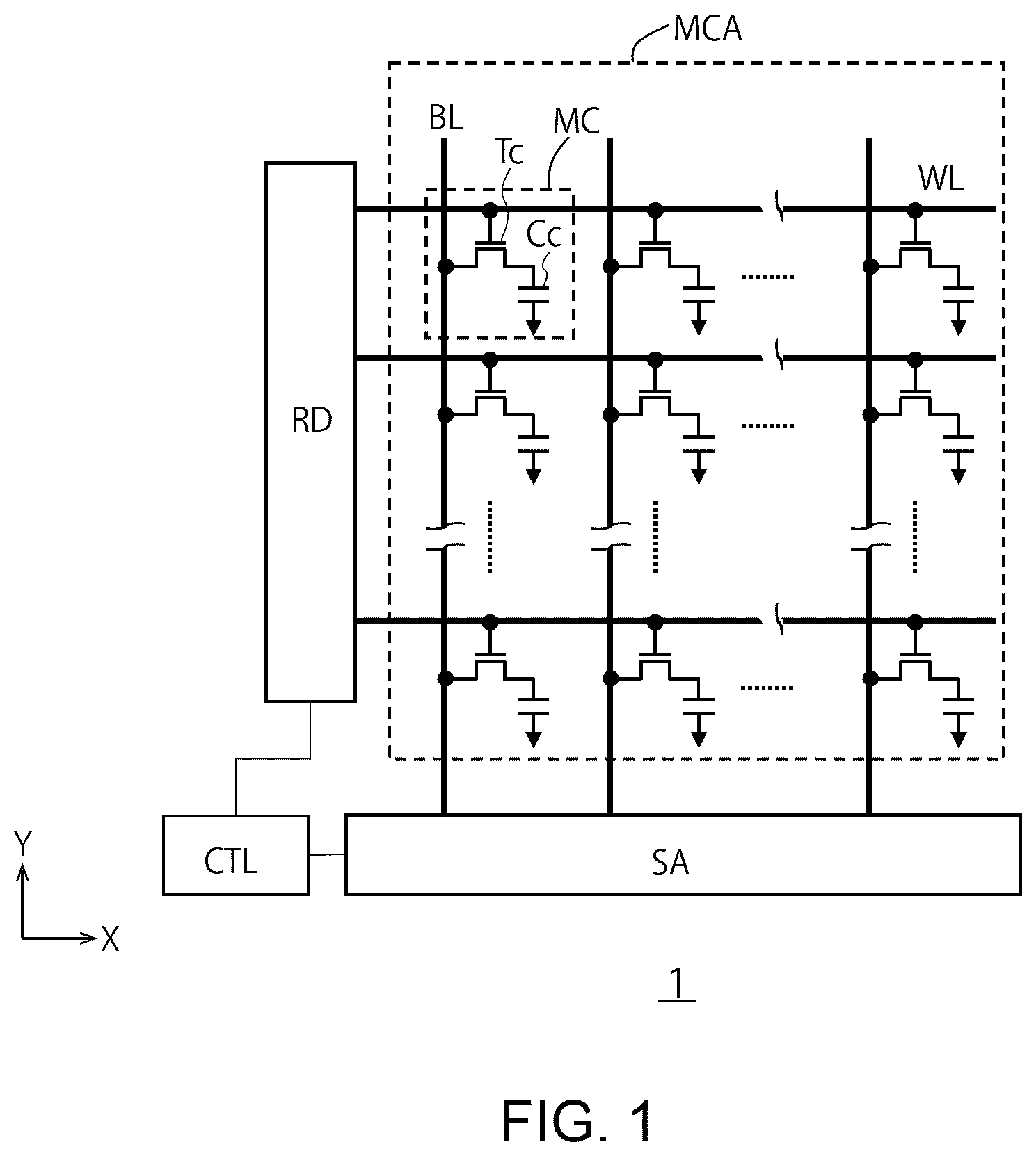 Patent US12614582 — Semiconductor storage device — Figure 1
