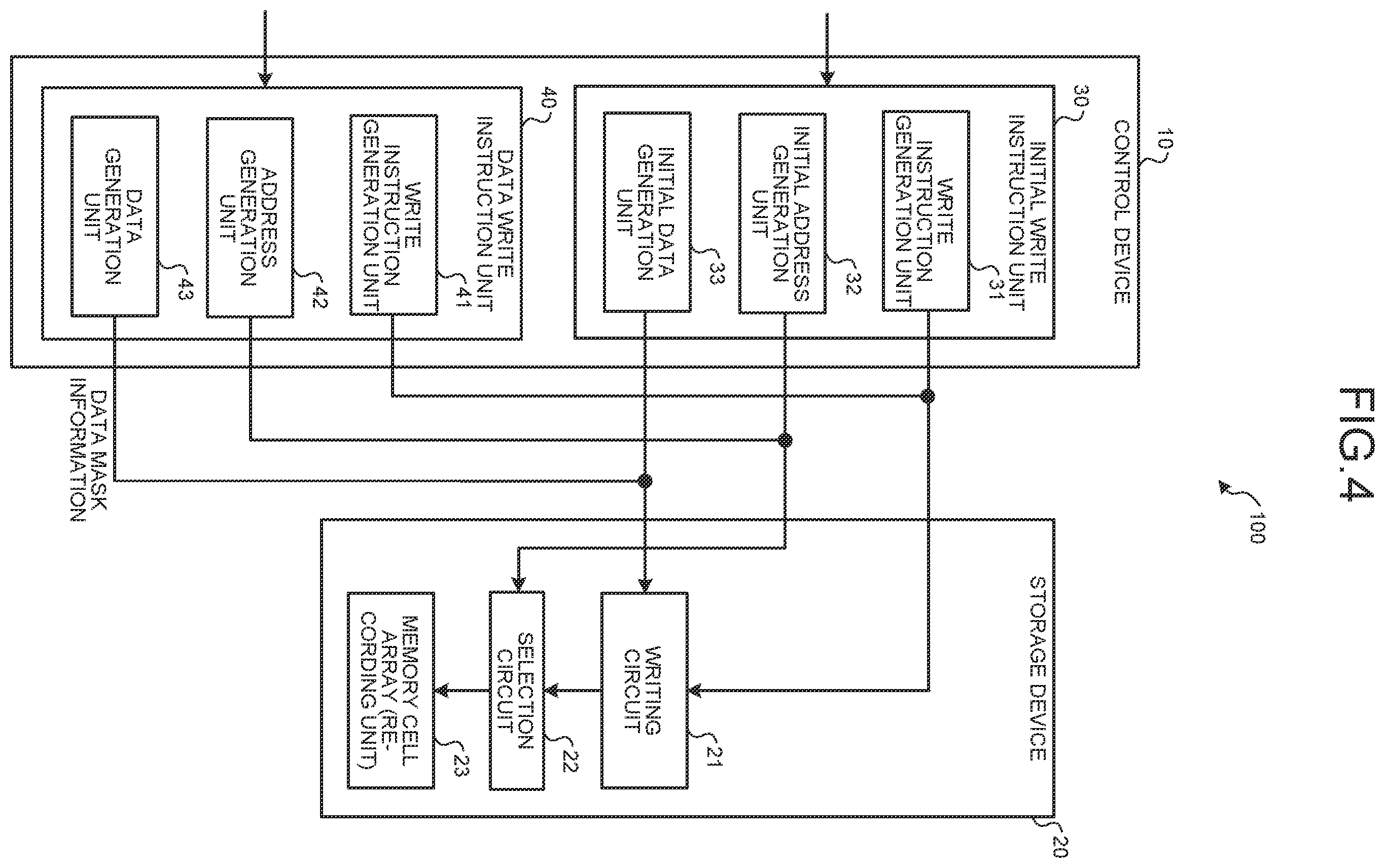 Patent US12614589 Figure 4 – Control device, storage device, semiconductor device, and control method