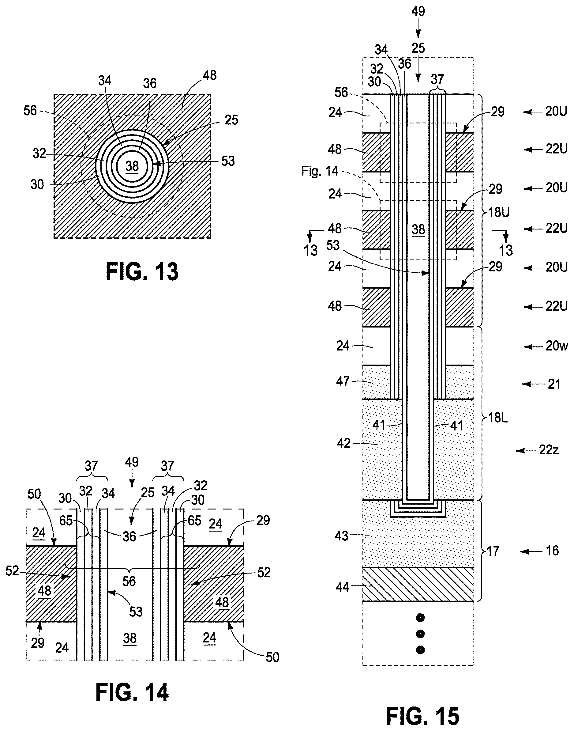 Patent US12614590 Figure 9 – Memory arrays comprising strings of memory cells and methods used in forming a memory array comprising strings of memory cells