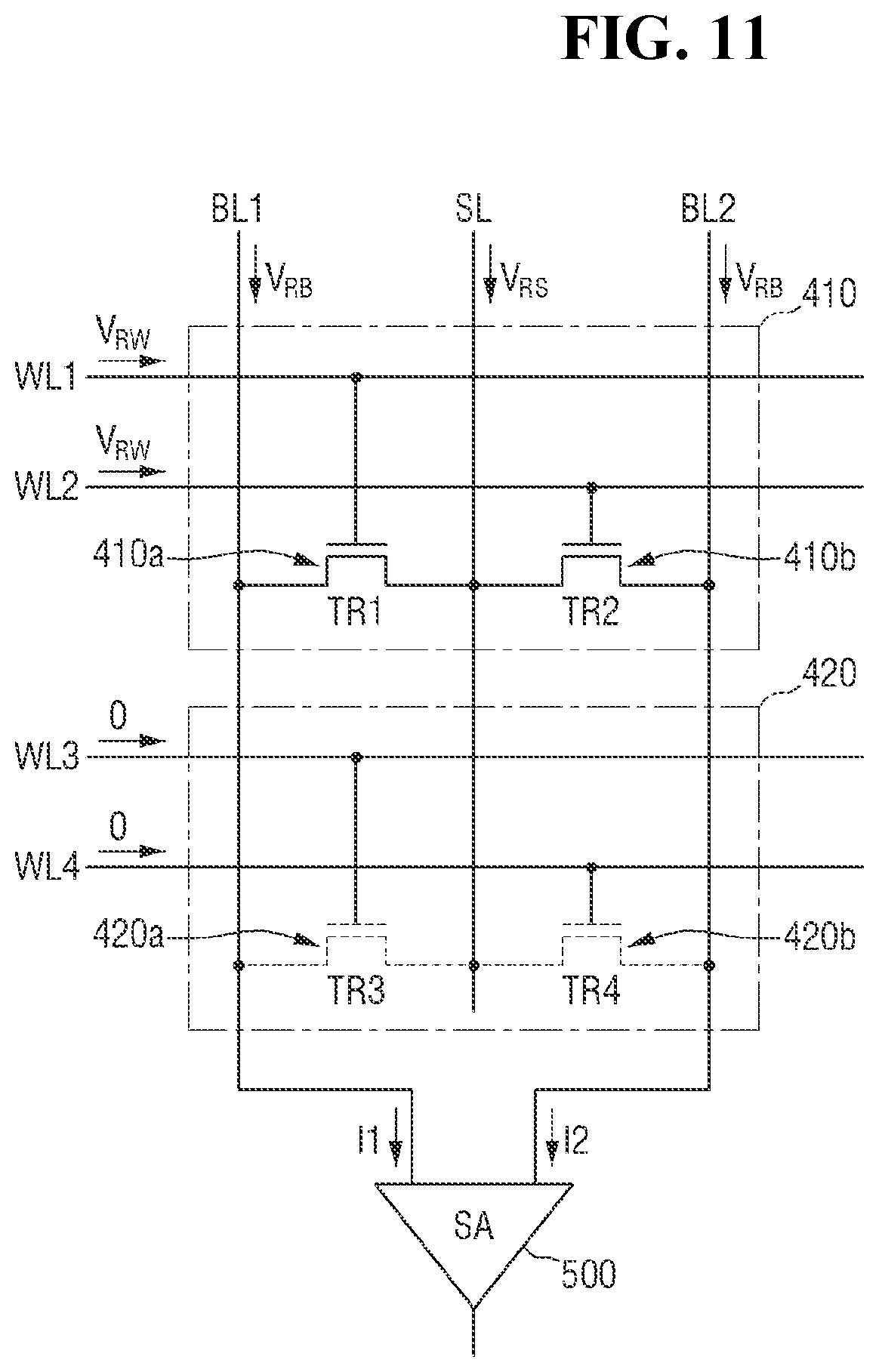 Patent US12614594 Figure 11 – Programming complementary data non-volatile memory device and method