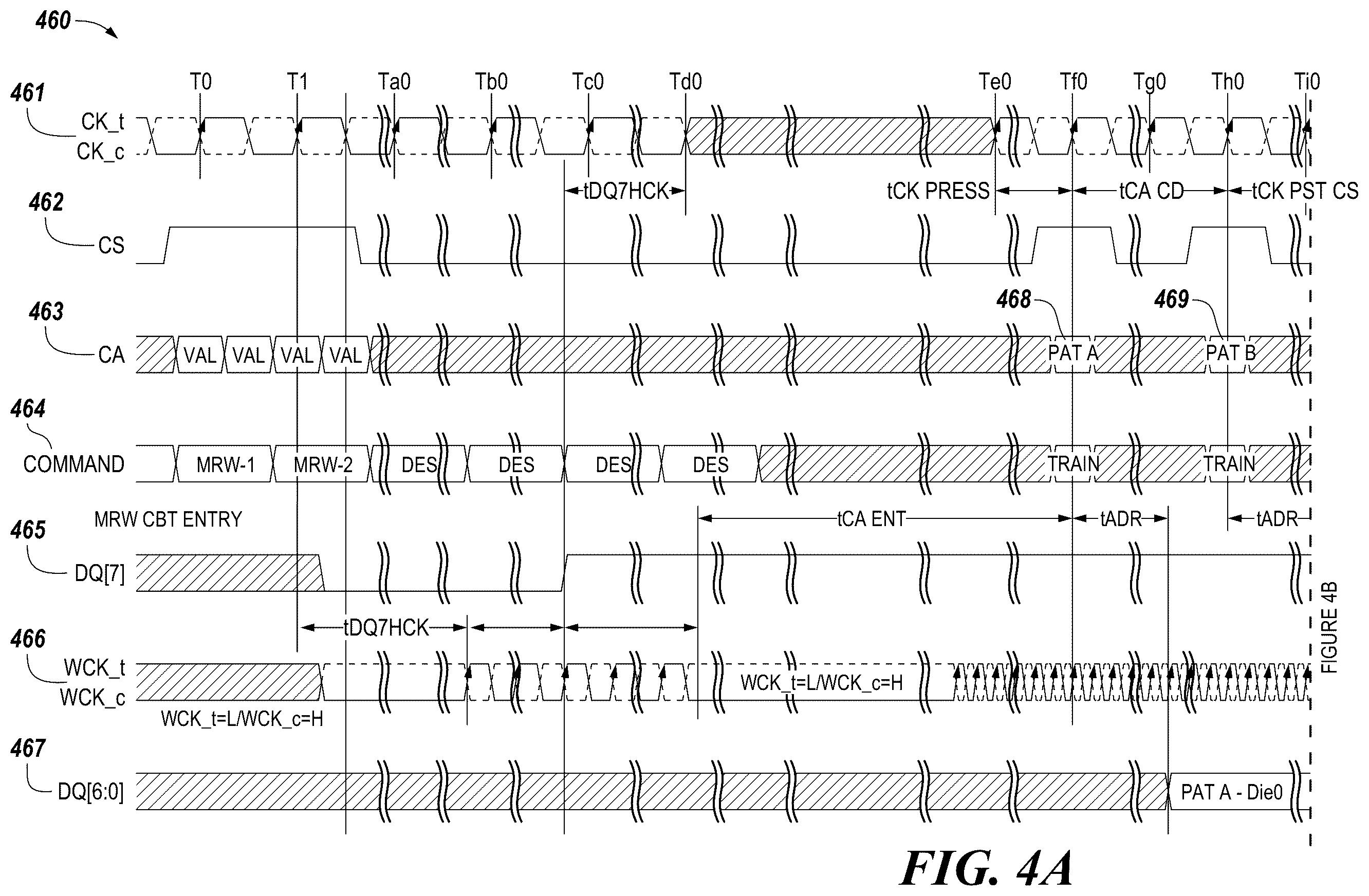 Patent US12614605 Figure 5 – Sequential access to linked memory dice for bus training