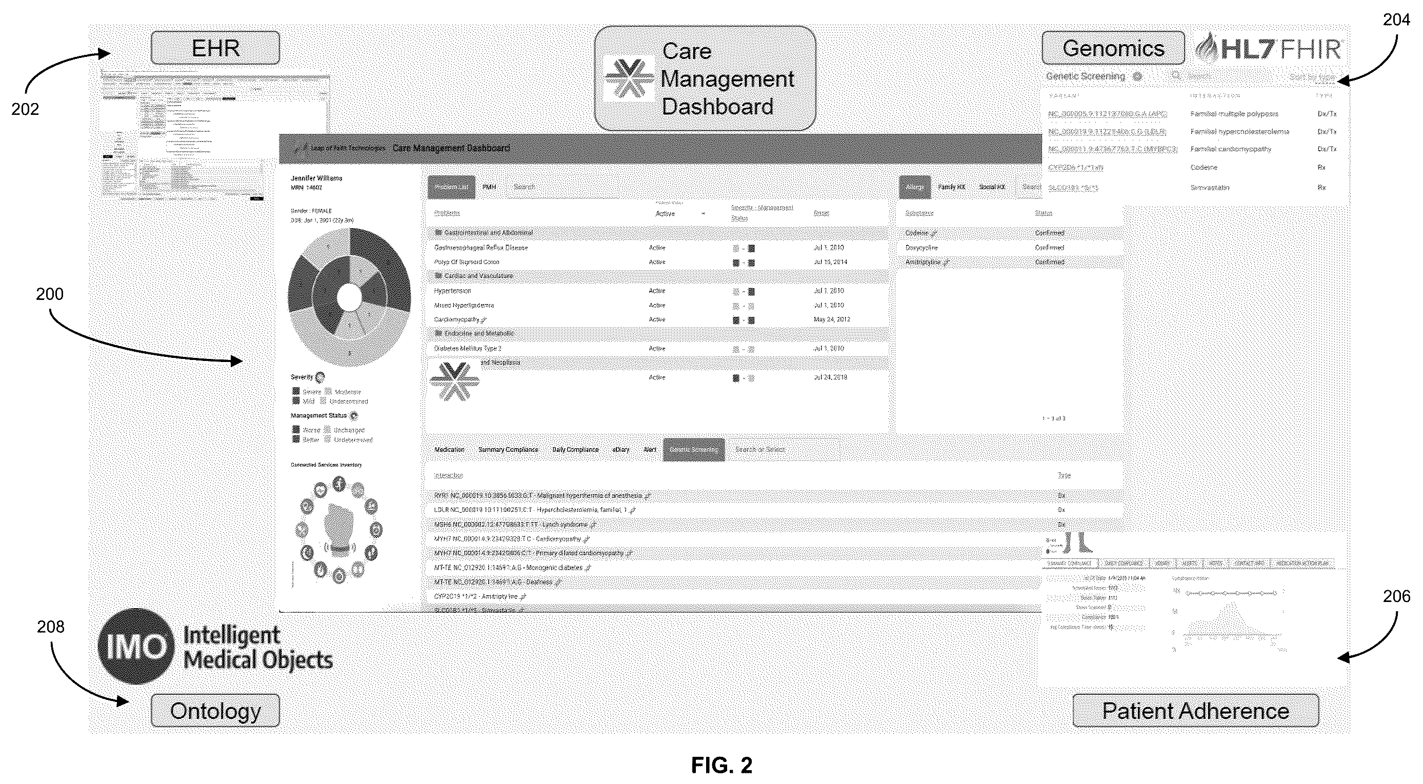 Patent US12614621 Figure 2 – Medication therapy management system and methods