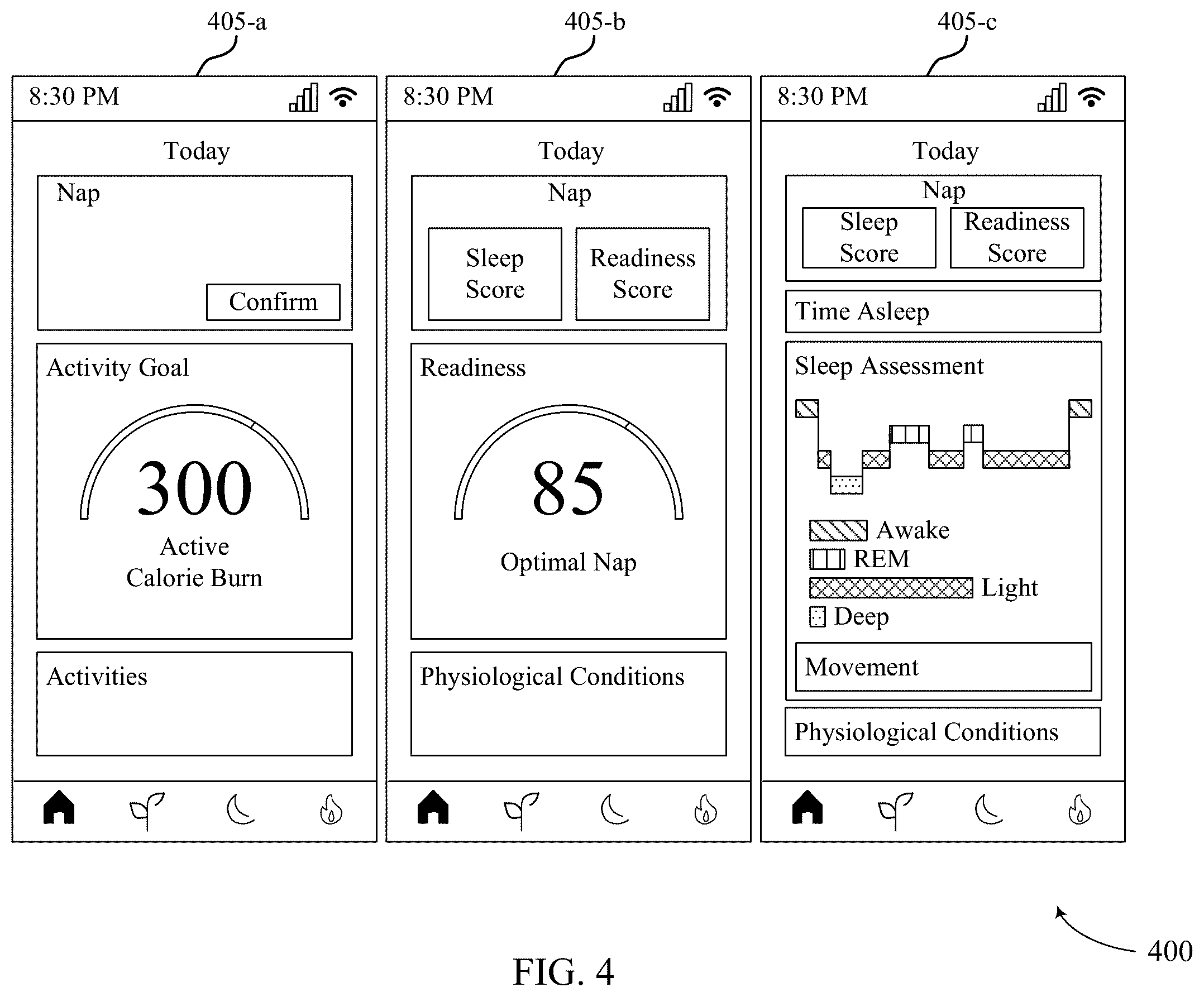 Patent US12614640 Figure 4 – Method and system for supplemental sleep detection