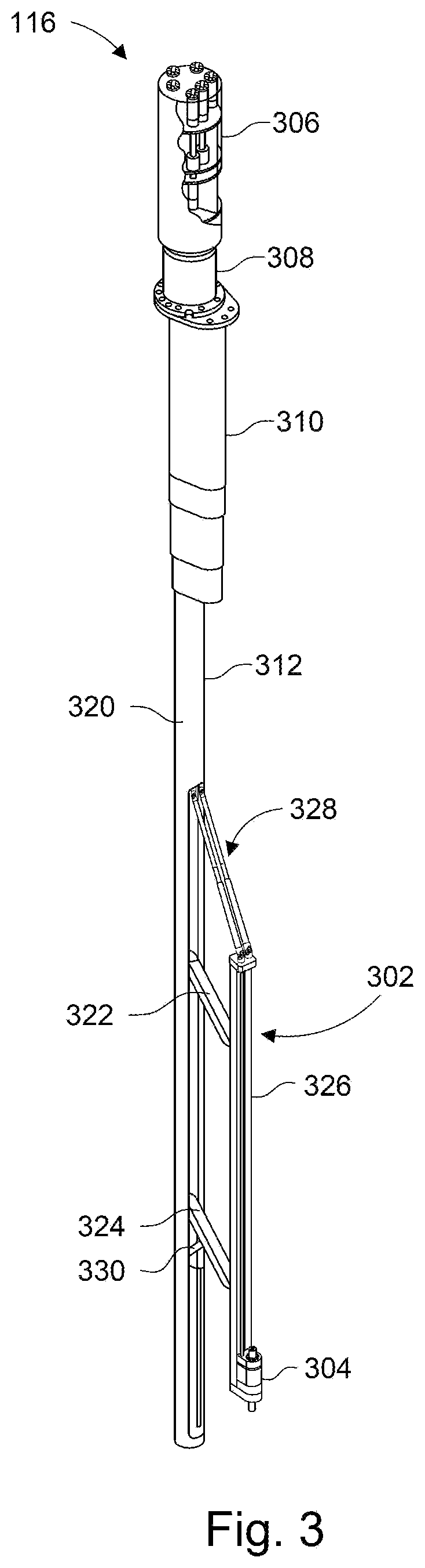Patent US12614644 Figure 3 – In-vessel core component handling systems and methods