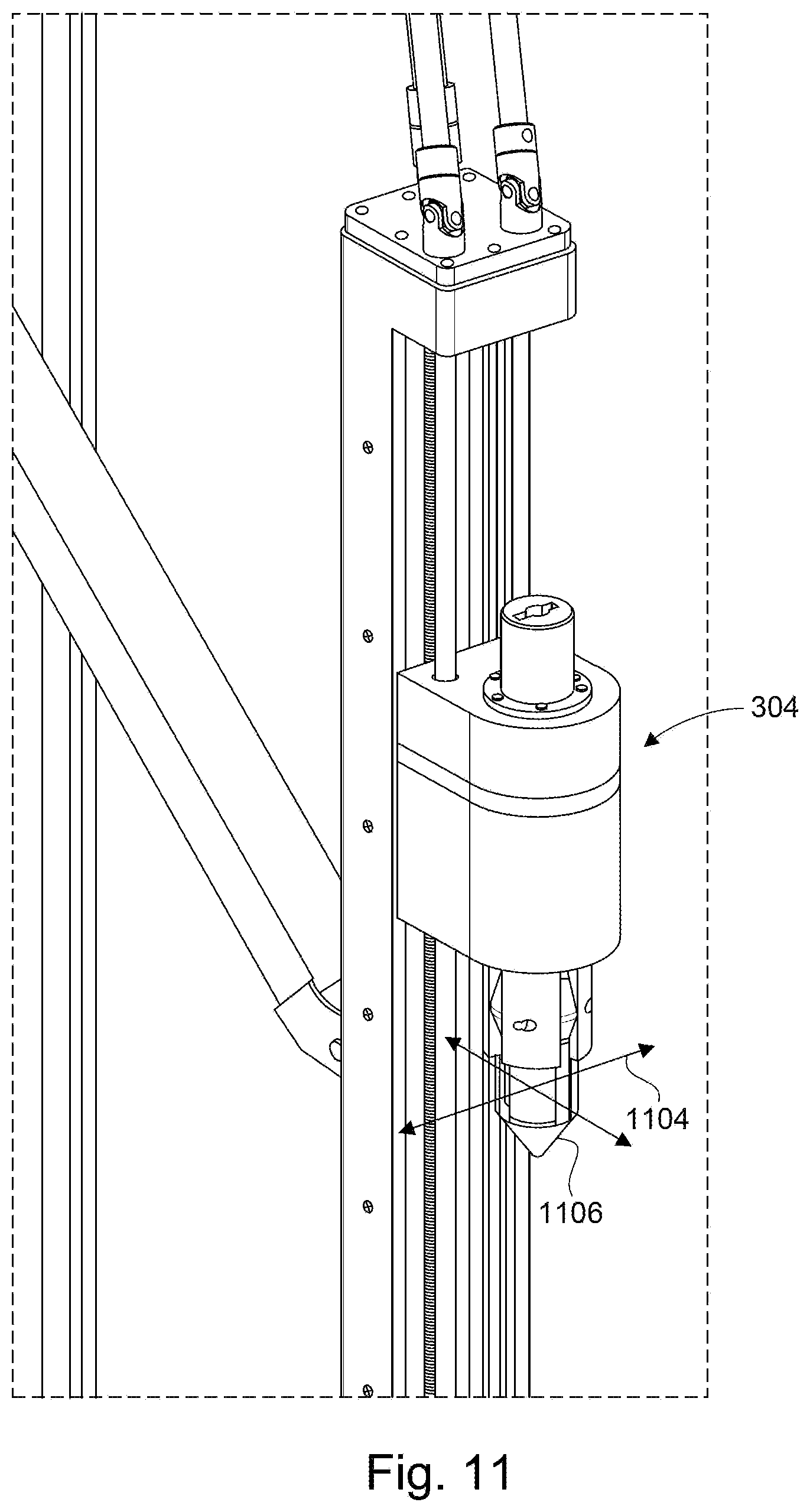 Patent US12614644 Figure 11 – In-vessel core component handling systems and methods