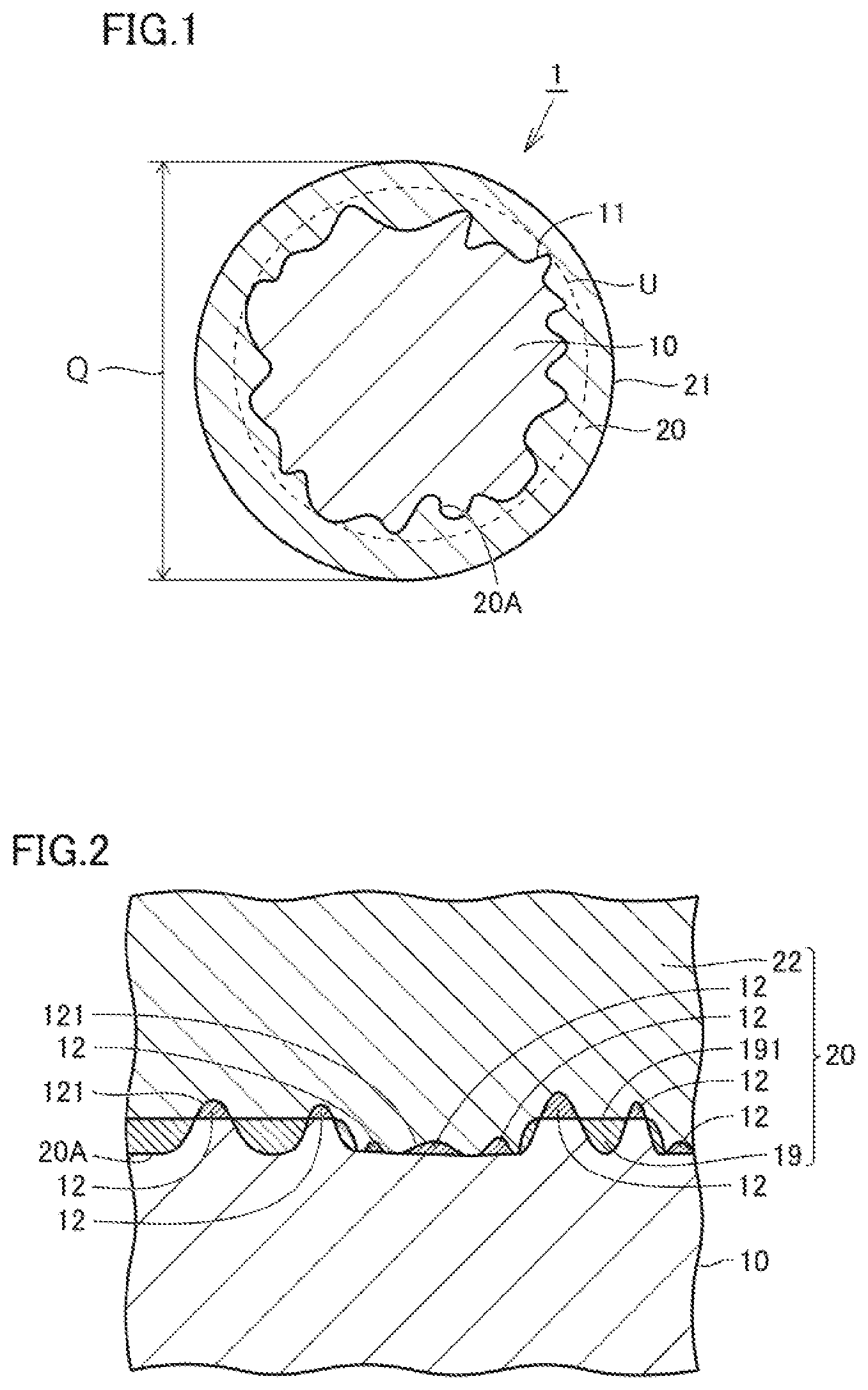 Patent US12614646 Figure 1 – Copper-coated steel wire, stranded wire, insulated electric wire, and cable