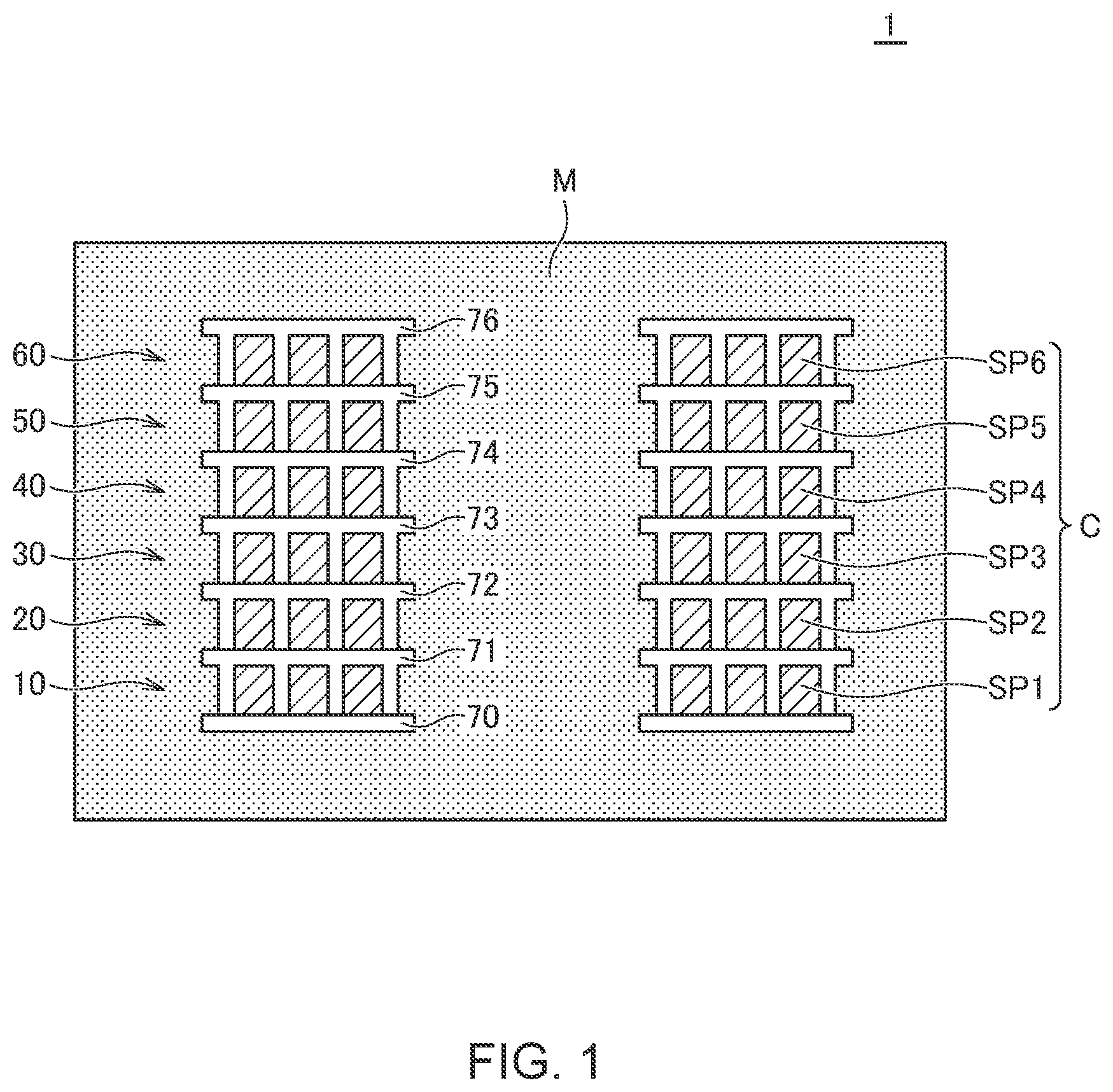 Patent US12614654 Figure 1 – Coil component and manufacturing method therefor