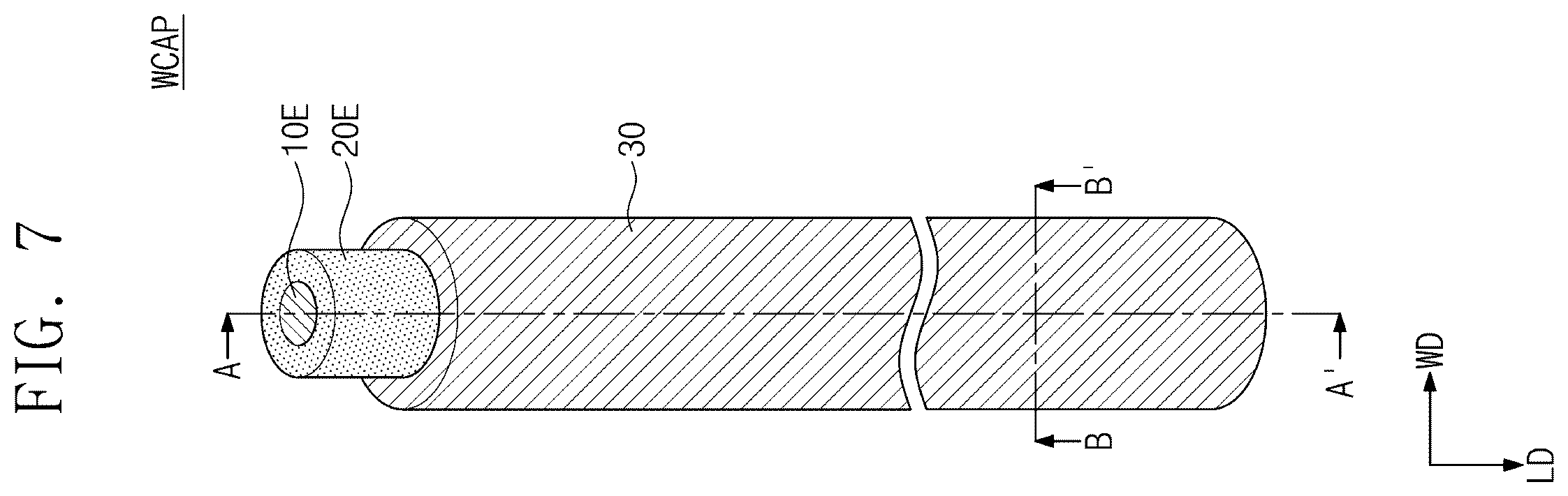Patent US12614667 Figure 5 – Capacitor wire having porous structure in dielectric line and electronic device including the same