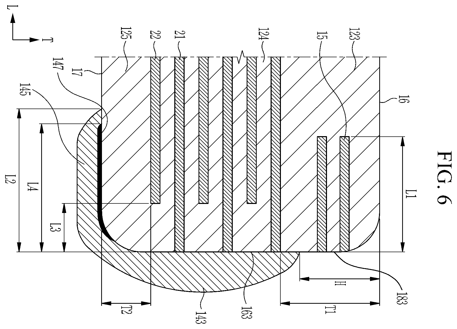 Patent US12614669 Figure 6 – Multilayer ceramic capacitor including a dummy electrode