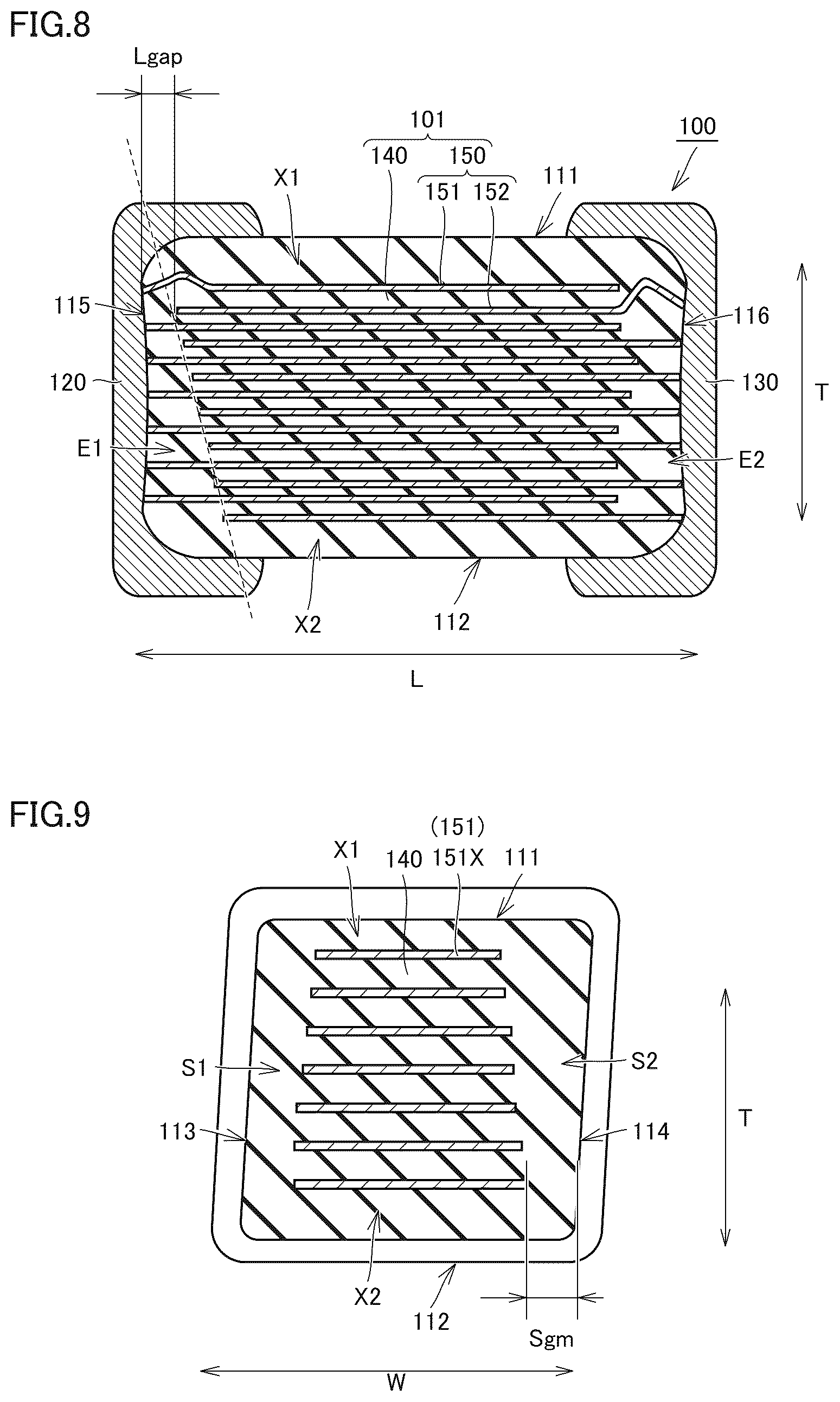 Patent US12614670 Figure 5 – Multilayer ceramic capacitor