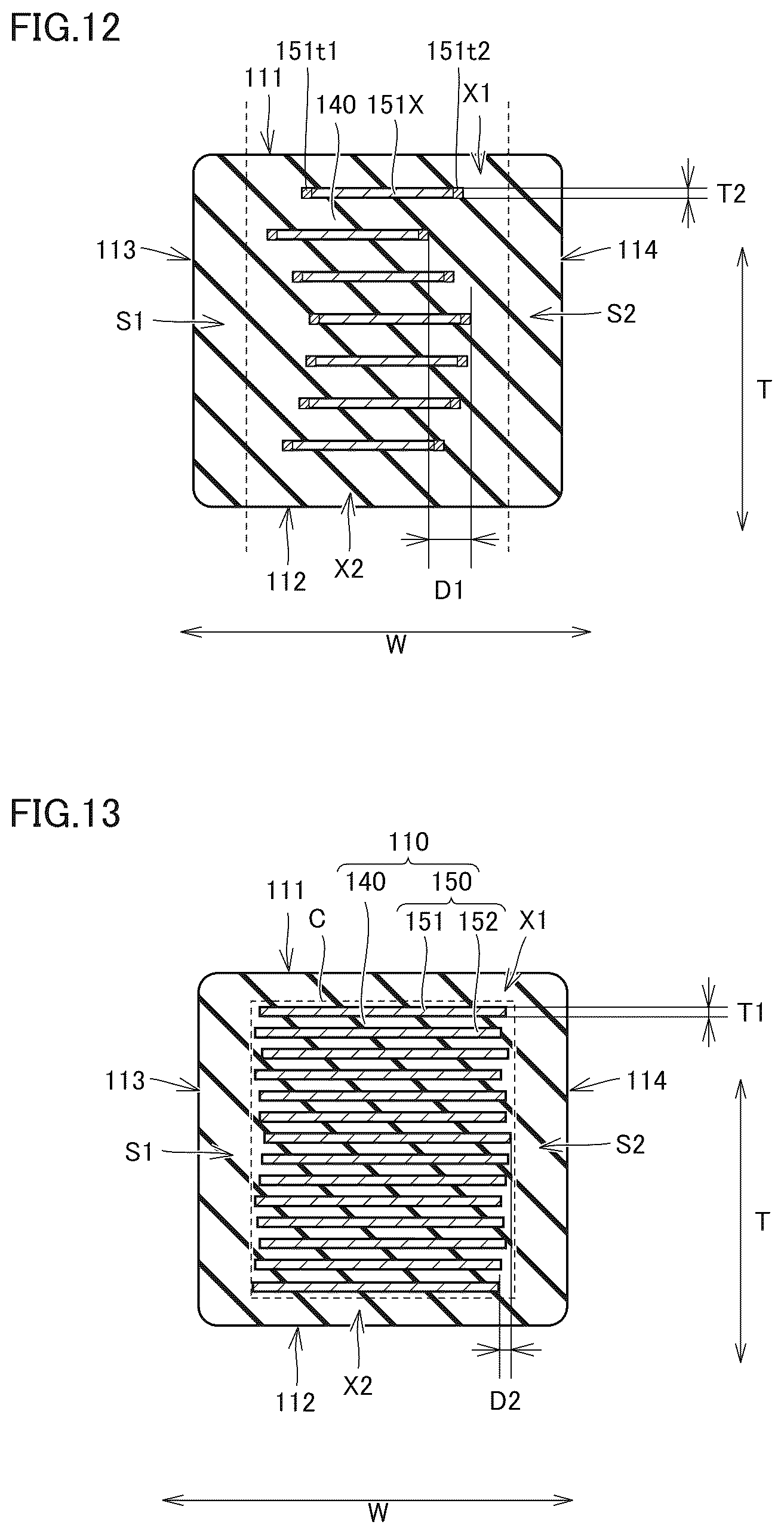 Patent US12614670 Figure 7 – Multilayer ceramic capacitor