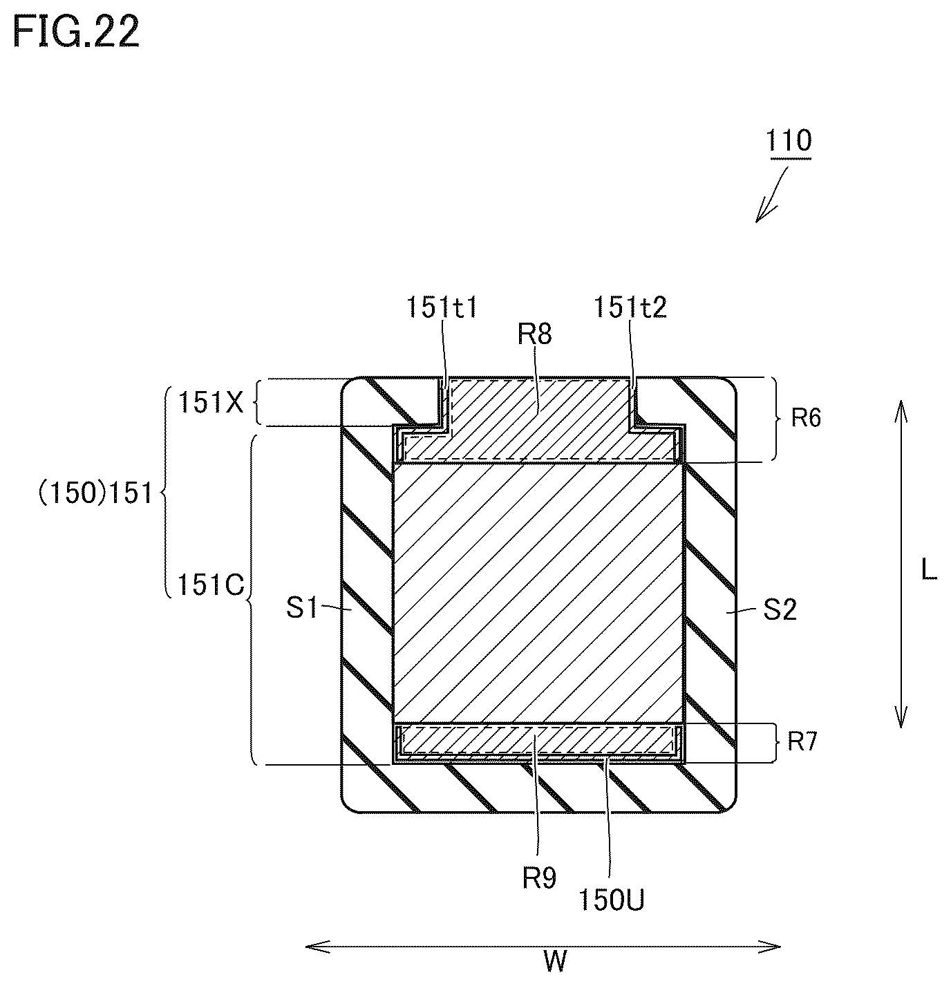 Patent US12614670 Figure 12 – Multilayer ceramic capacitor