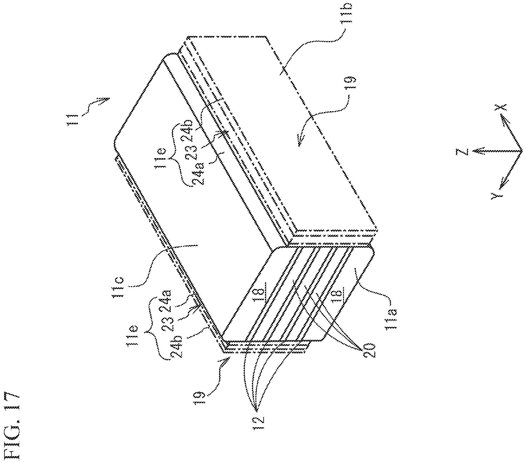 Patent US12614672 Figure 17 – Multilayer ceramic electronic device and manufacturing method of the same