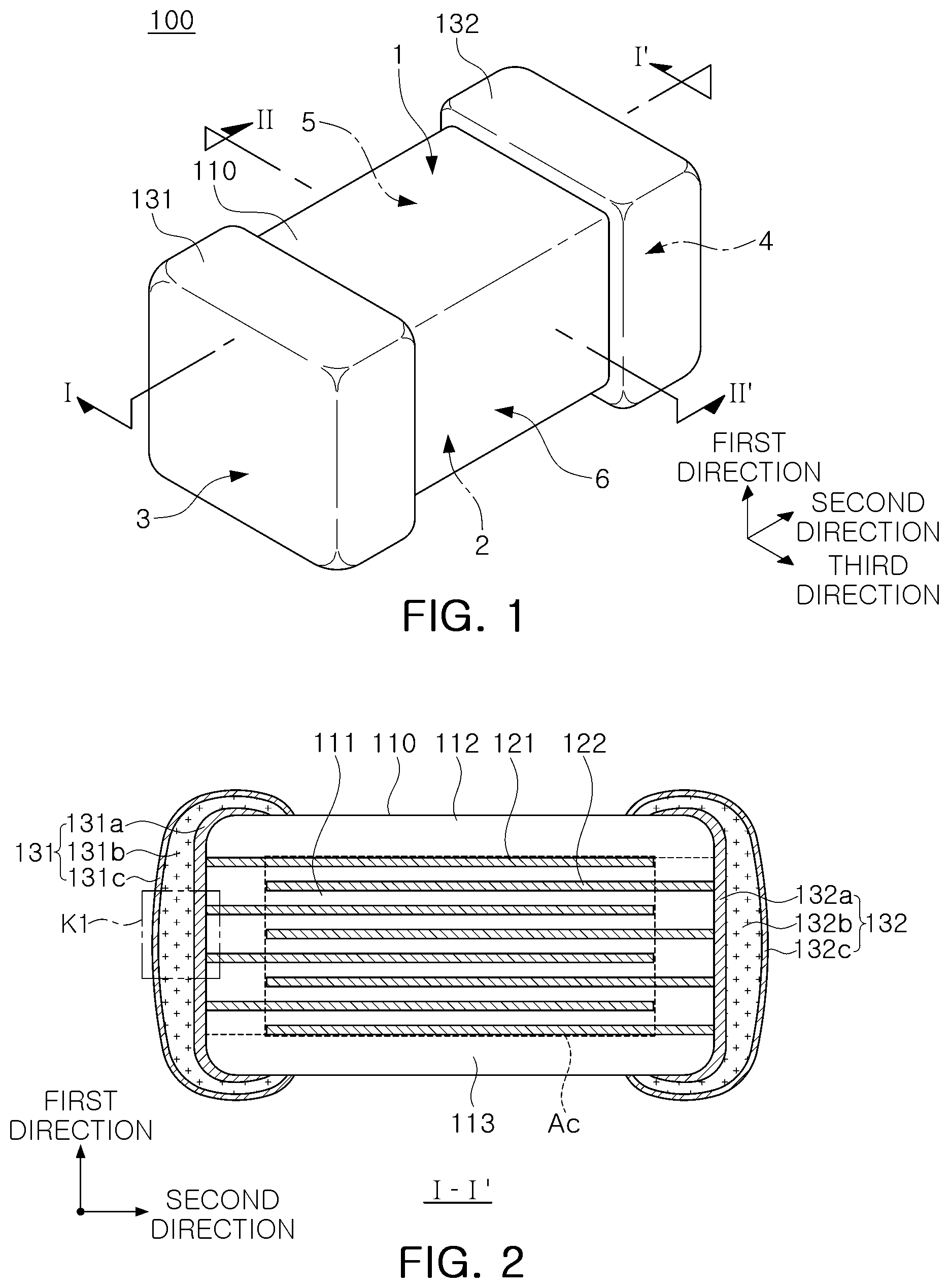 Patent US12614674 Figure 1 – Multilayer electronic component