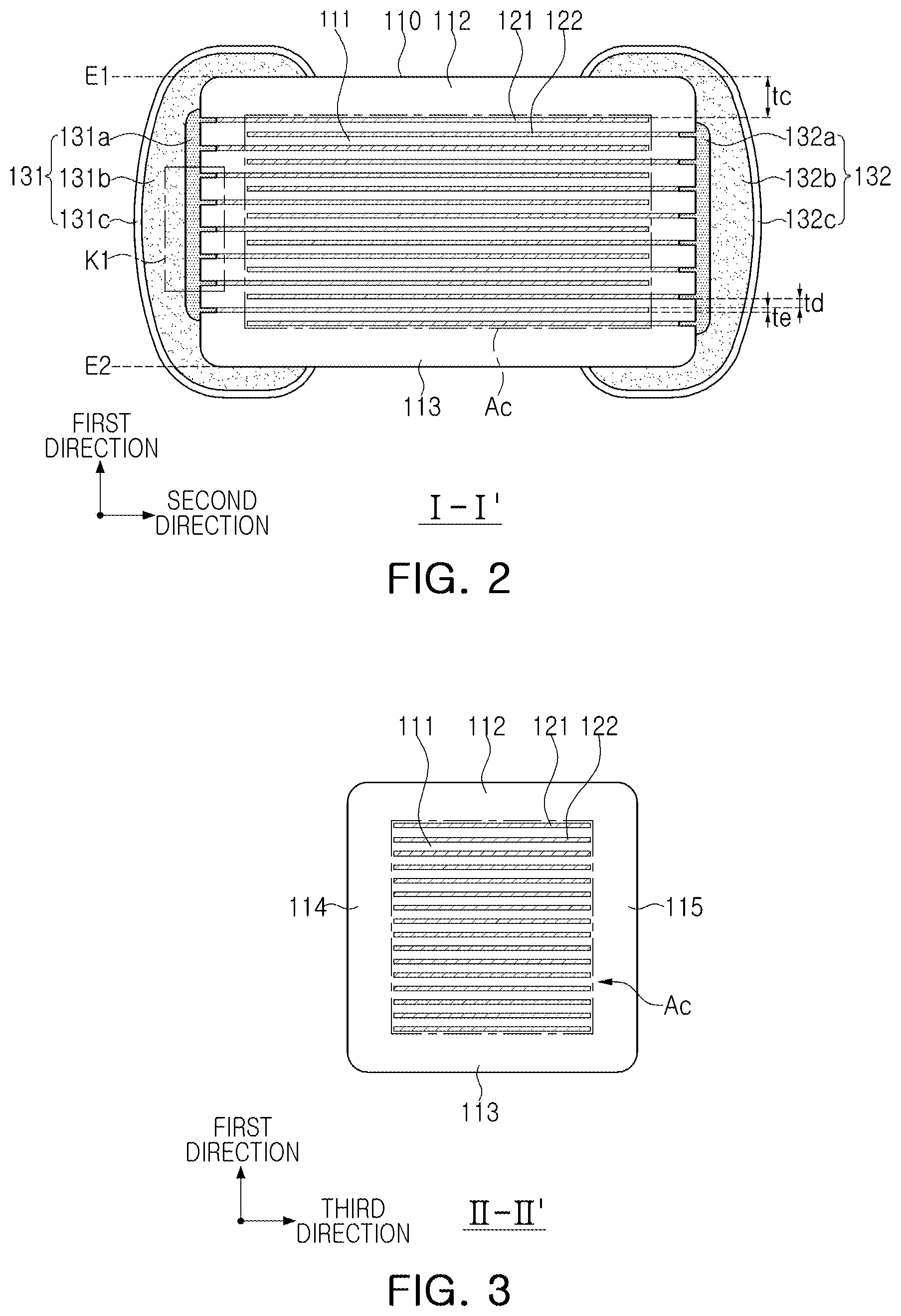 Patent US12614676 Figure 2 – Multilayer electronic component