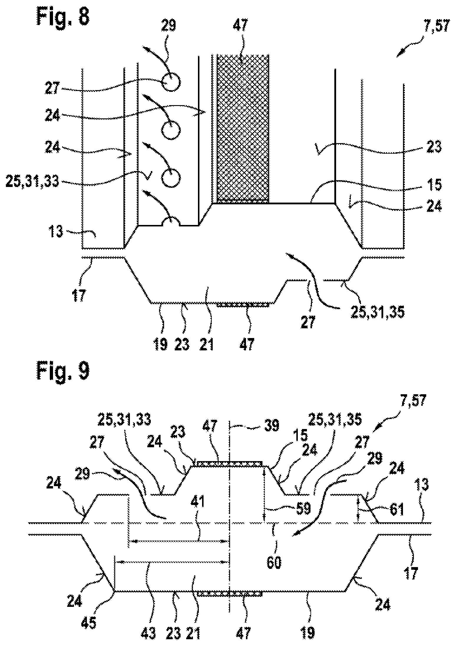 Patent US12614738 Figure 5 – Bipolar plate for an electrochemical cell, arrangement of electrochemical cells, and method for operating an arrangement of electrochemical cells