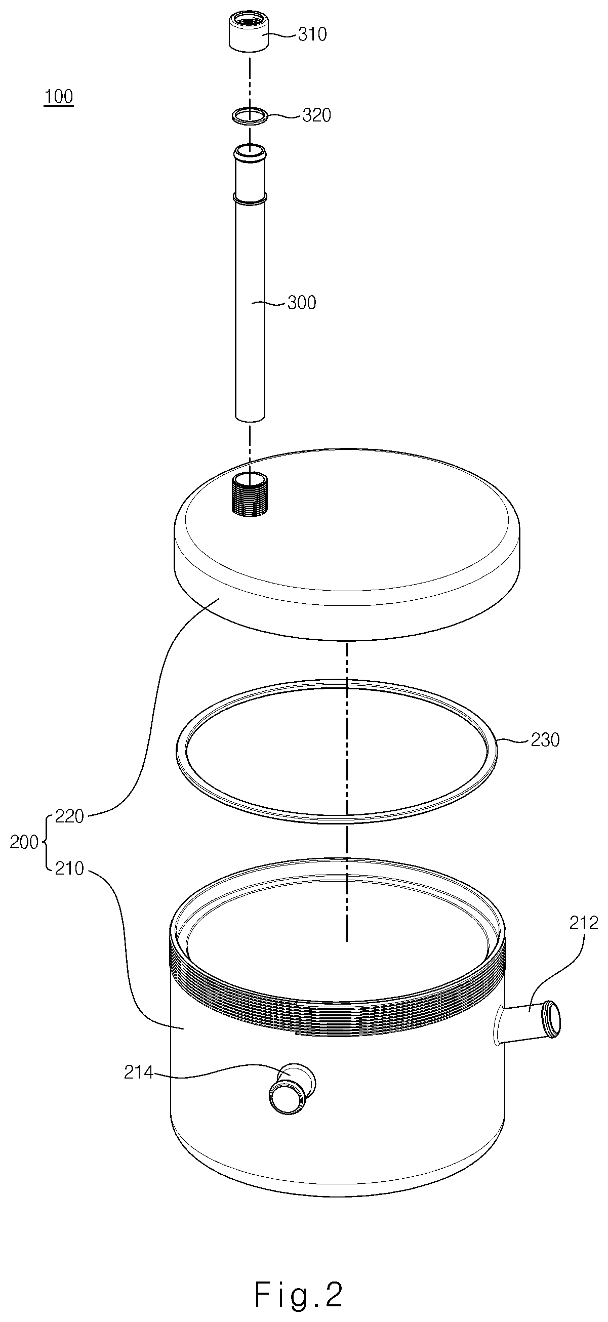Patent US12614741 Figure 2 – Fuel cell system and condensate water storage device