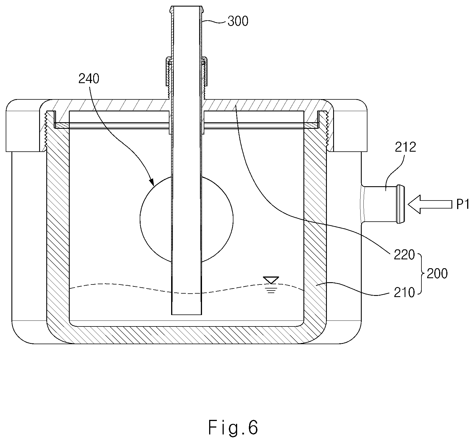 Patent US12614741 Figure 6 – Fuel cell system and condensate water storage device
